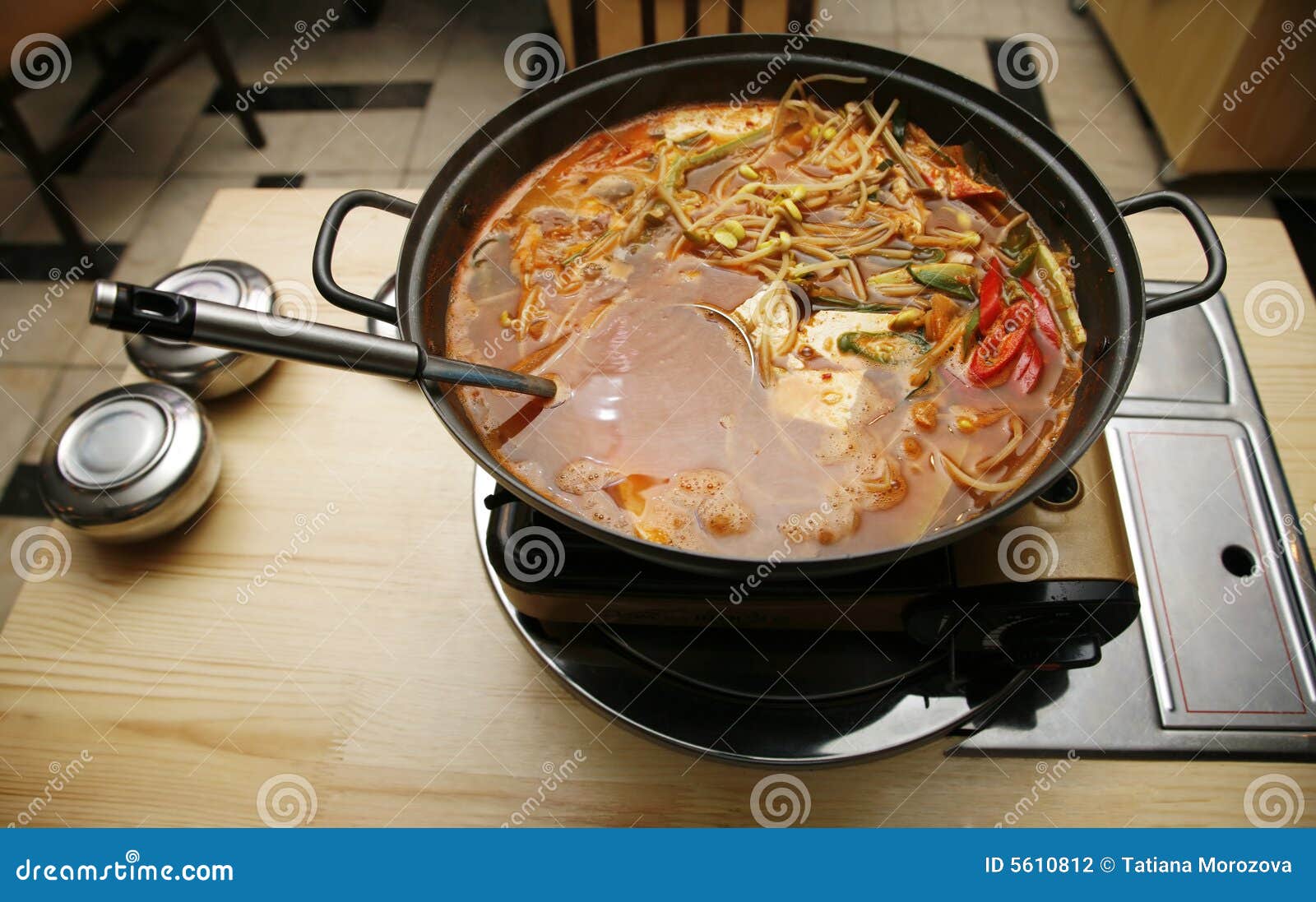 Korean soup stock photo. Image of dish, asian, appetizing 5610812
