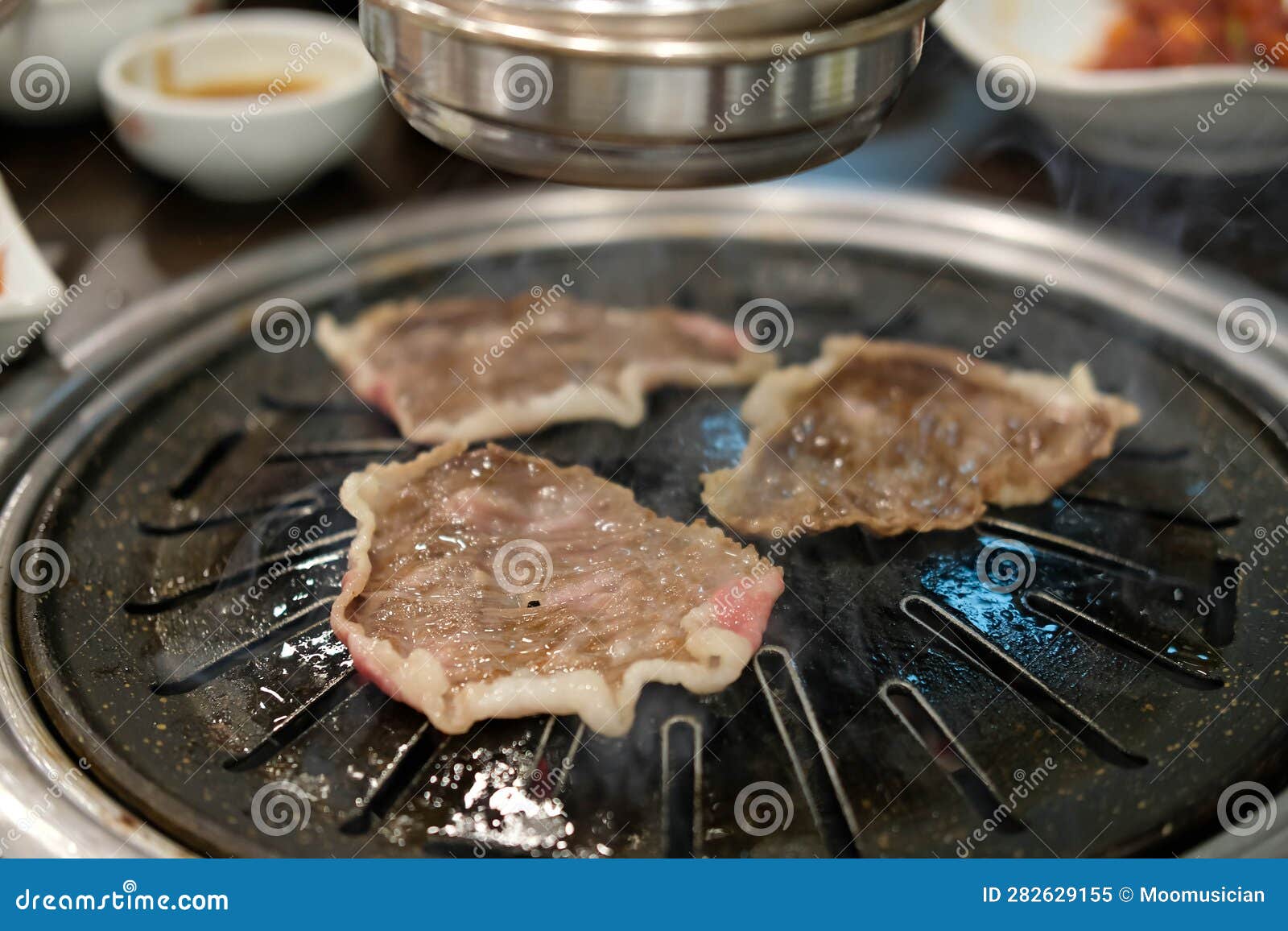 Korean Style Barbecue Grill Stock Image - Image of fresh, grilled