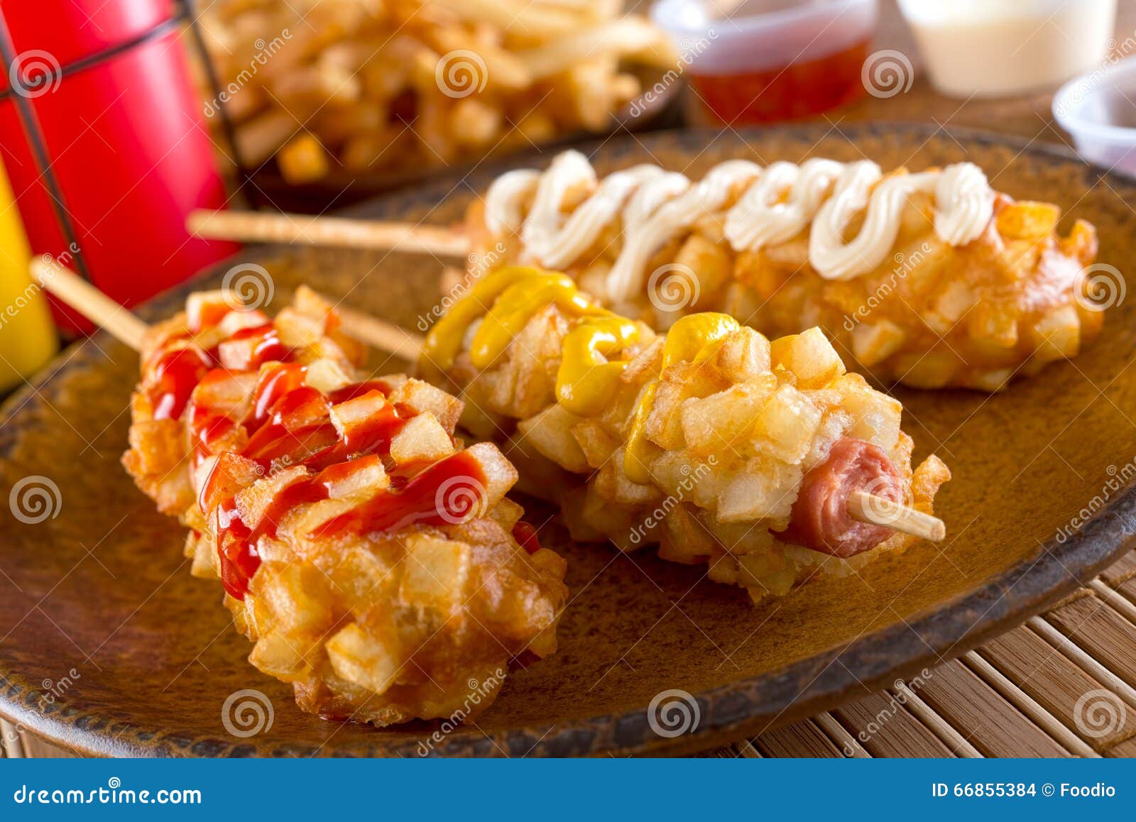 korean style corn dogs