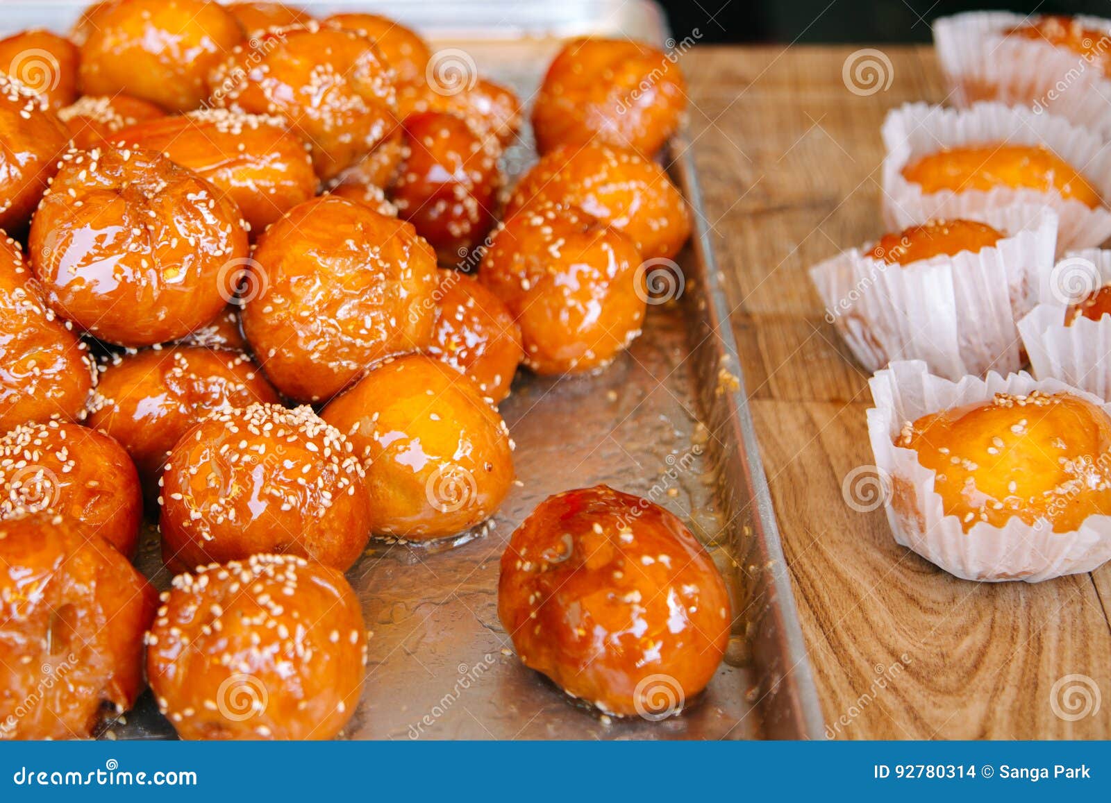 Korean Traditional Honey Bread in Tongyeong Stock Photo Image of
