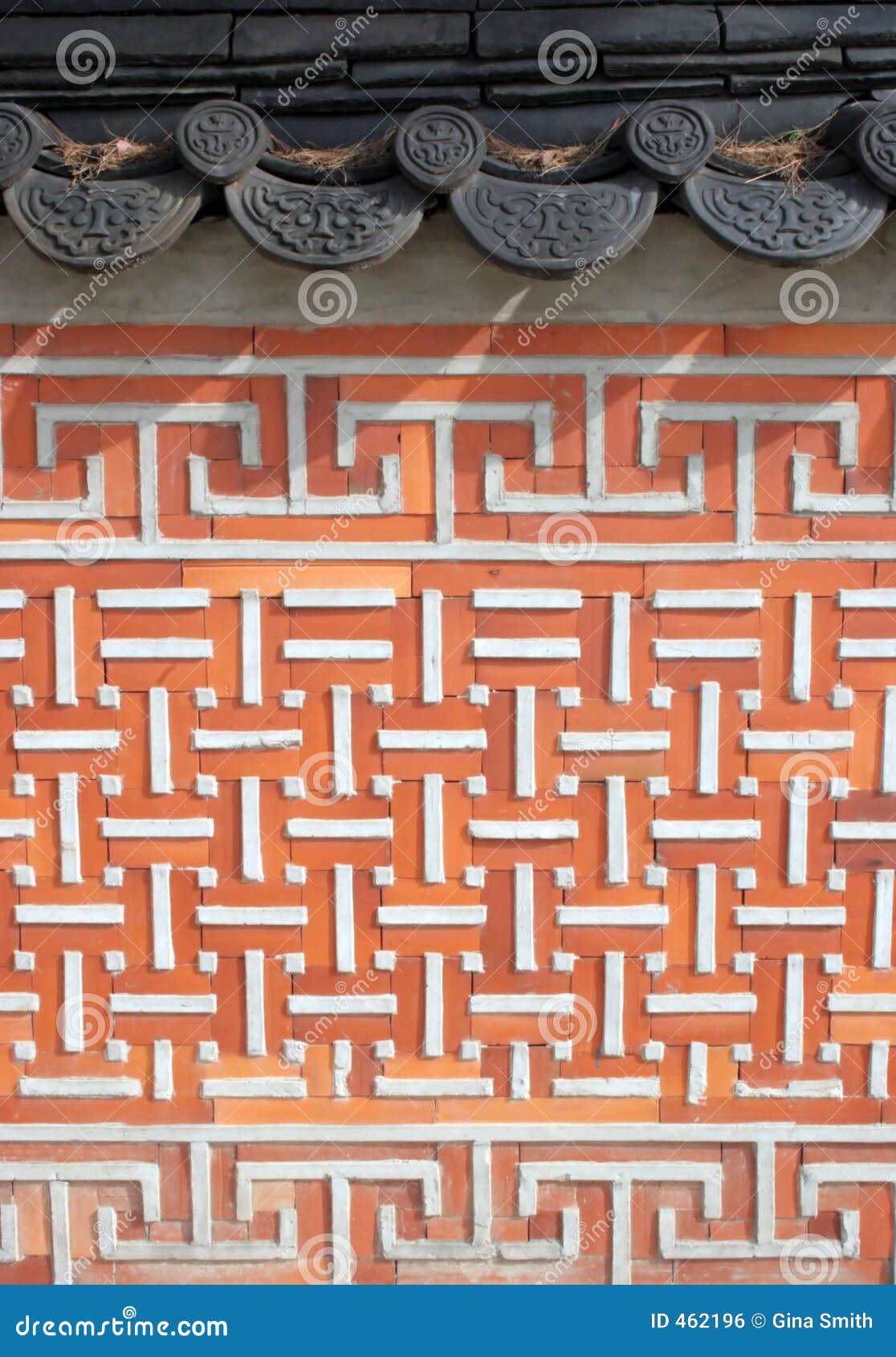 Korean wall stock photo. Image of asian, meaning, culture 462196