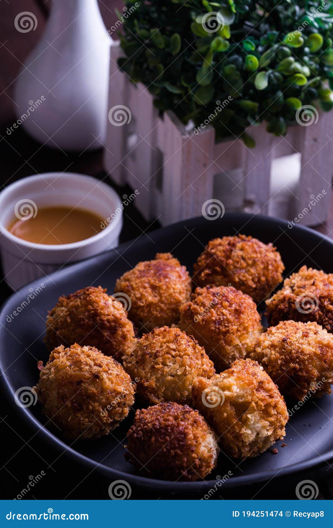 Korokke or Japanese Potato Croquettes Stock Photo - Image of kitchen ...