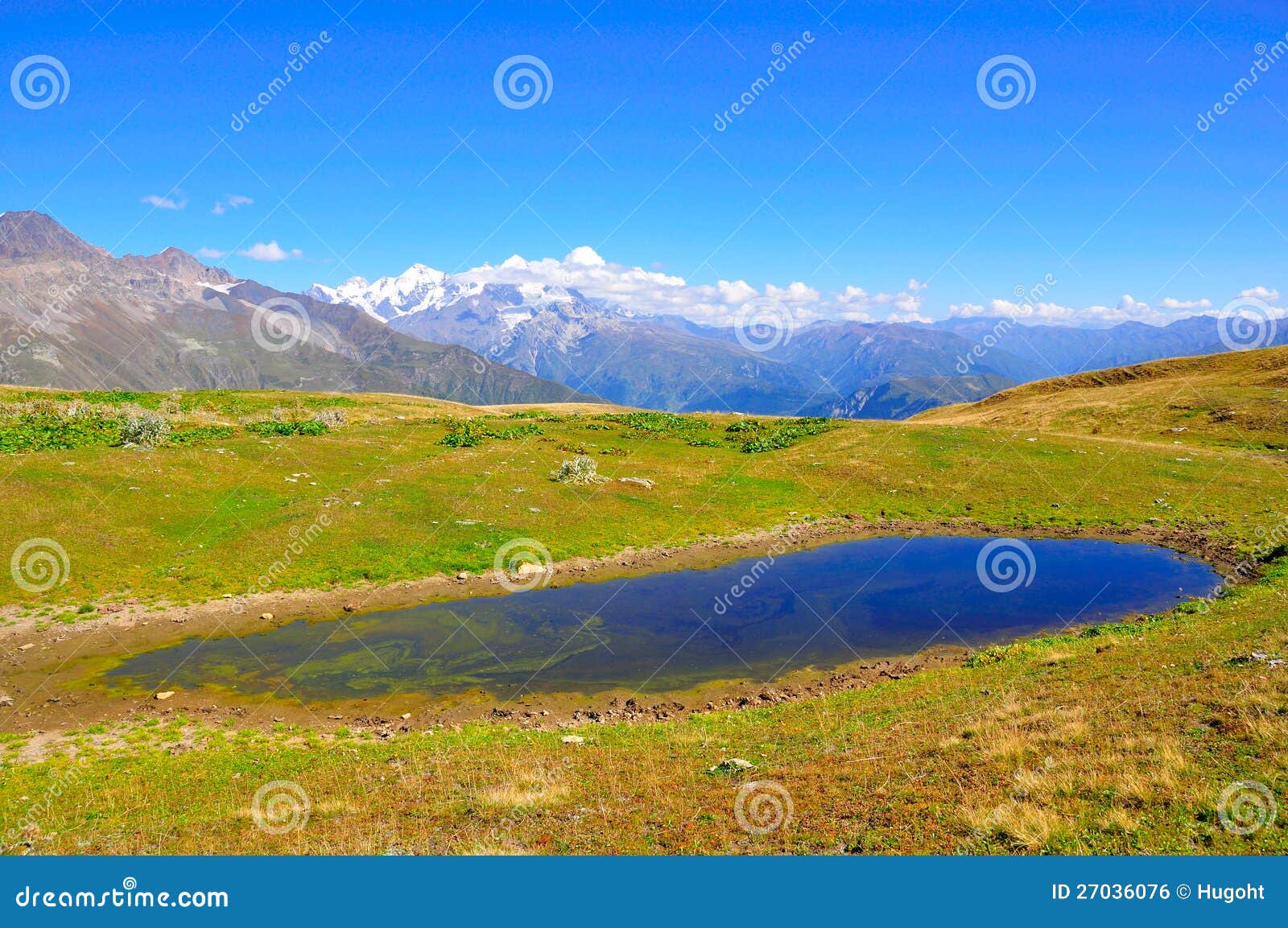 Koruldi Seen, Svaneti Georgia. Koruldi Seen nähern sich Mestia, Svaneti Region, Georgia