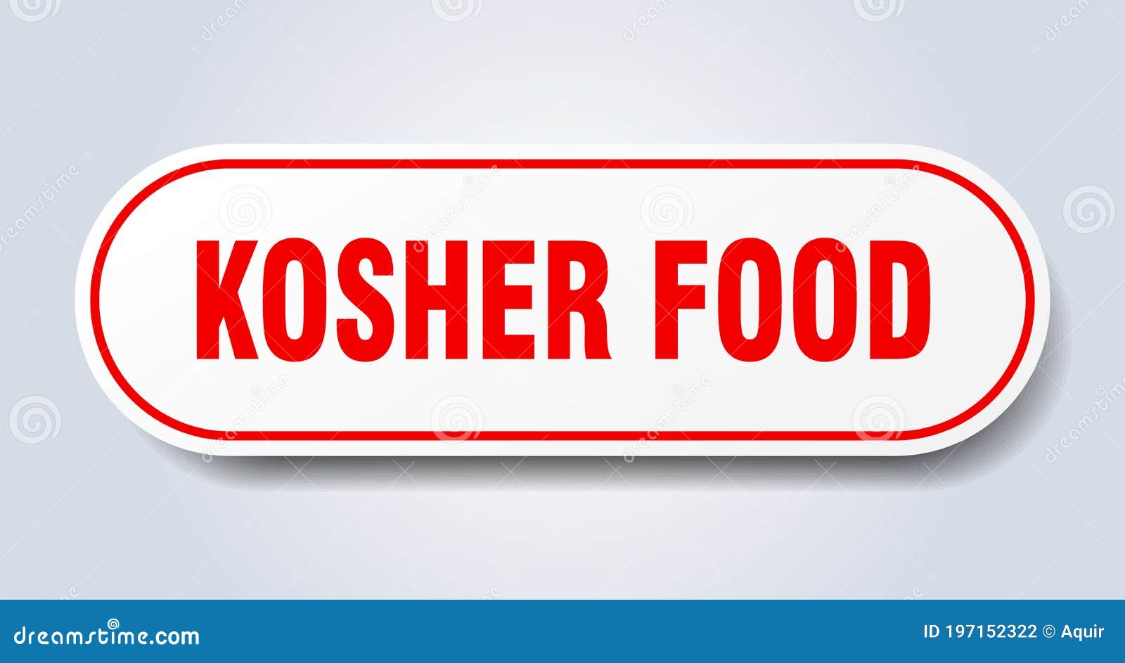Kosher food sticker. stock vector. Illustration of sign 197152322