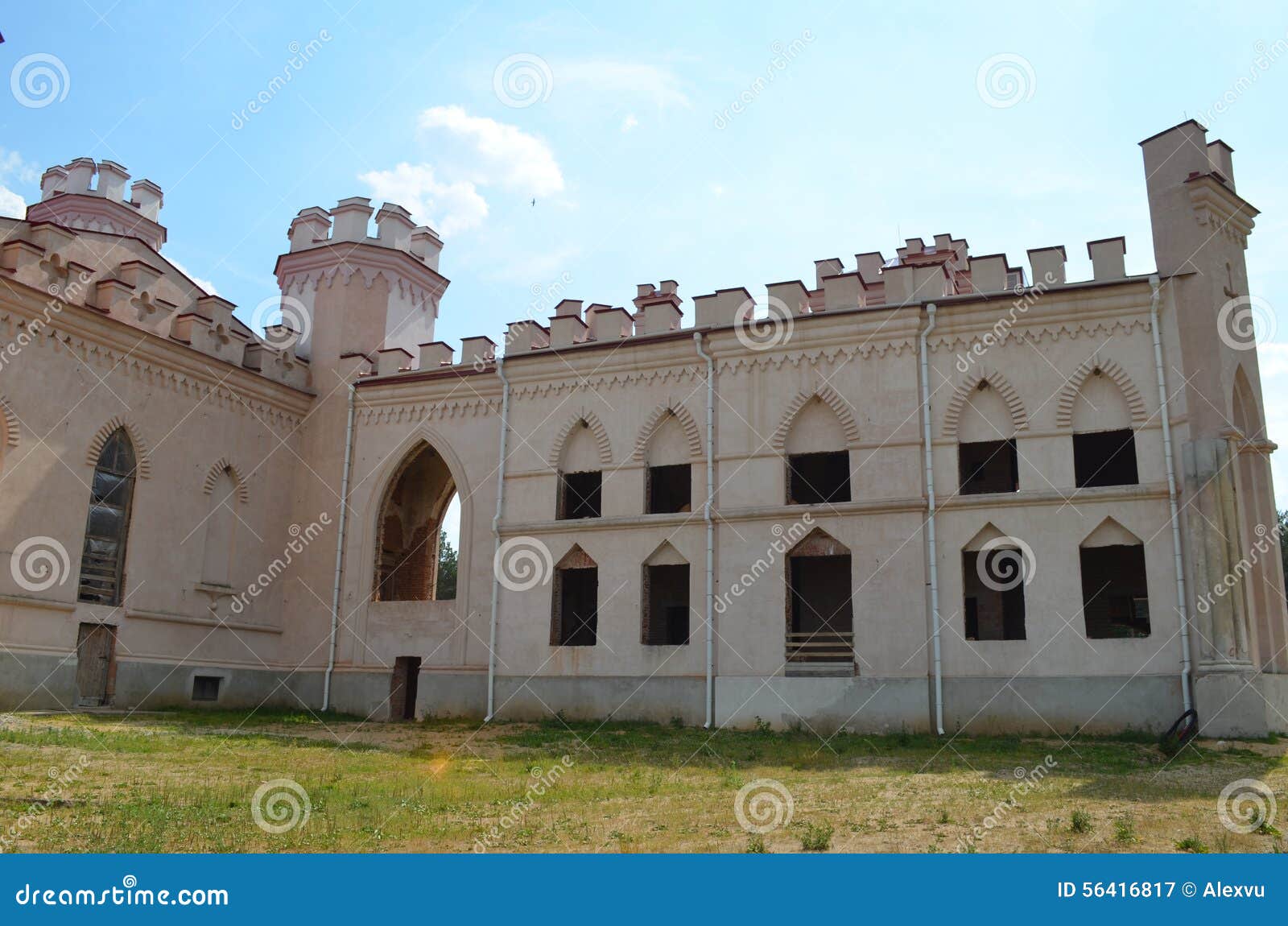 Kossovskii castle editorial photography. Image of architect - 56416817