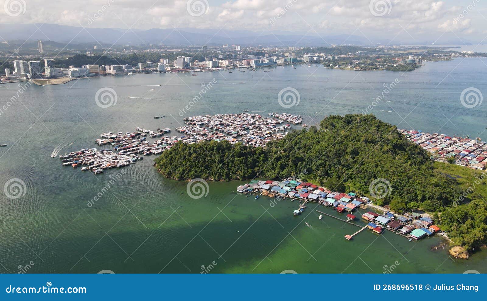 Kota Kinabalu Sabah Malaysia Stockfoto - Bild von strand, landschaft