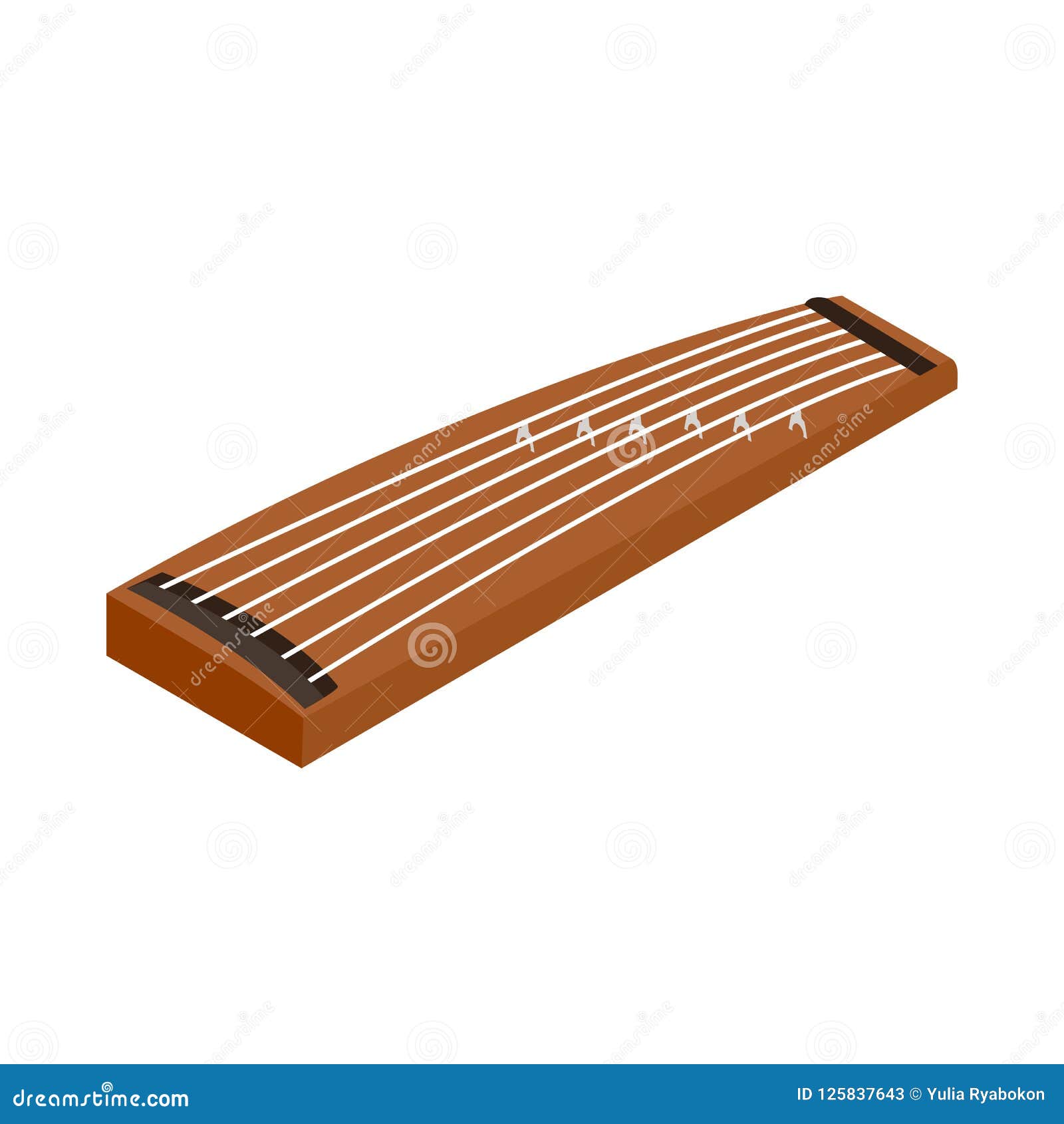 Koto, ένα παραδοσιακό μουσικό όργανο της Ιαπωνίας Απεικόνιση αποθεμάτων -  εικονογραφία από antiquate, ancientness: 125837643