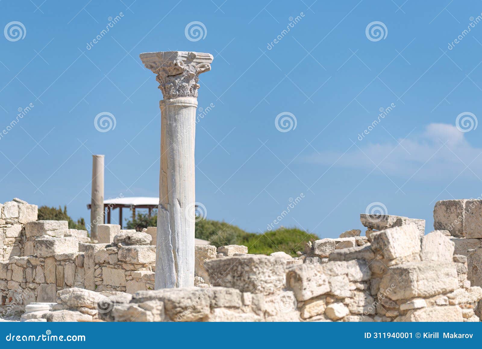kourion archaeological site. limassol district, cyprus