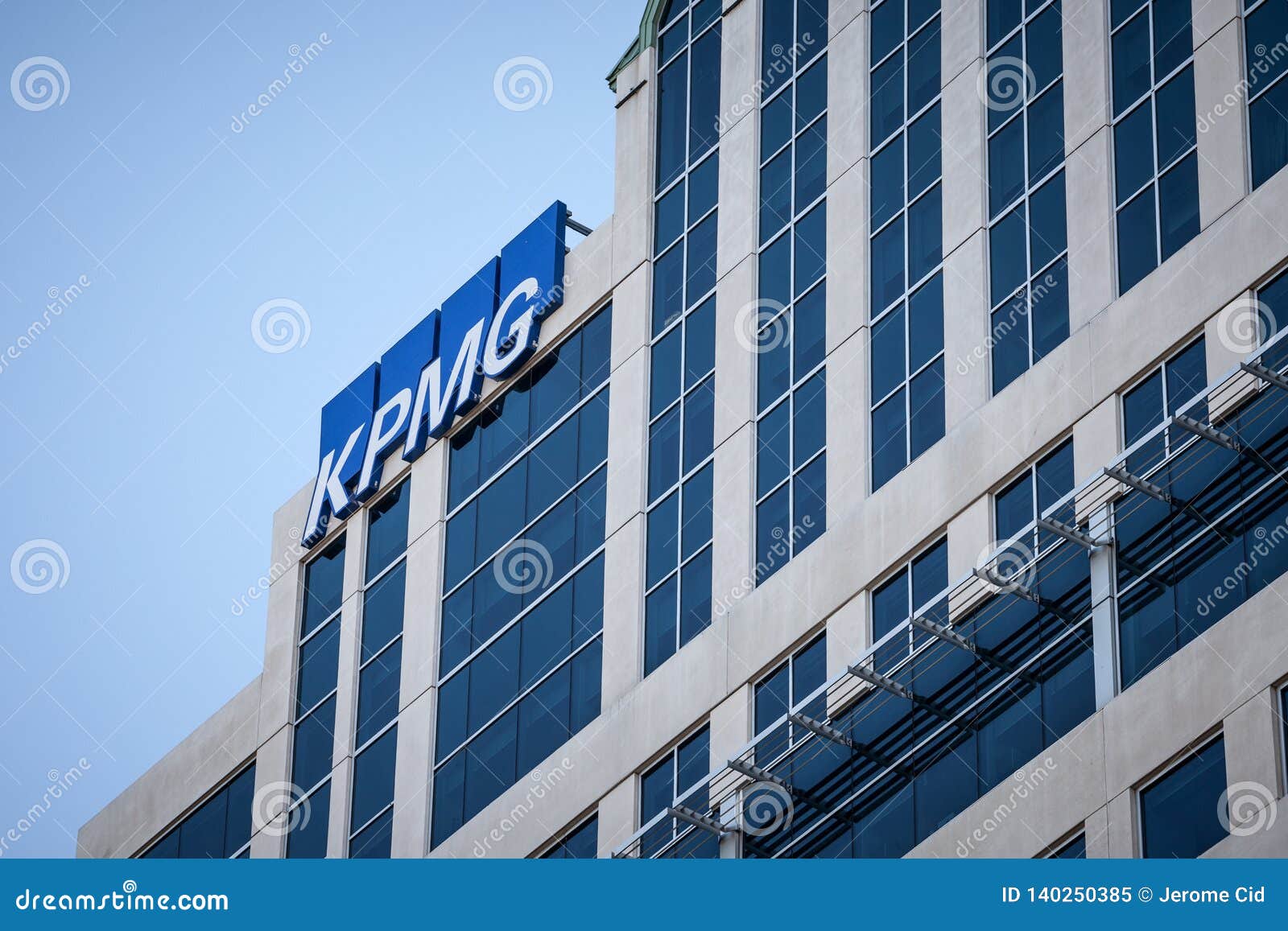 KPMG Logo on Their Main Office for Ottawa, Ontario, in a Business District.  Editorial Image - Image of finance, architecture: 140250385