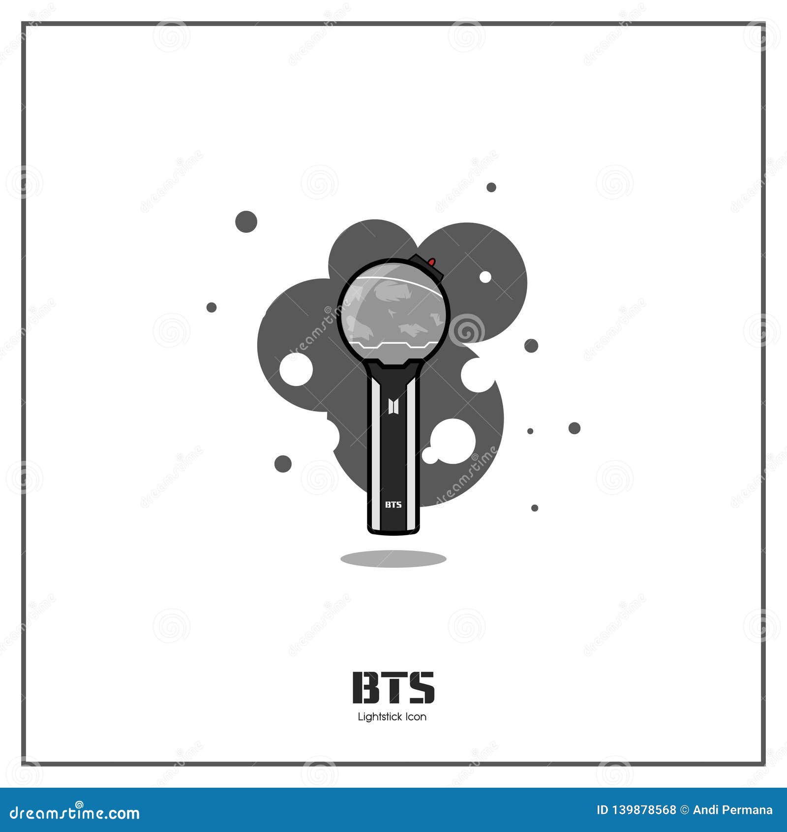 BTS Badges Pack of 4- Round Pin Back Button Badge - Kpop - Set 3 - Dot  Badges