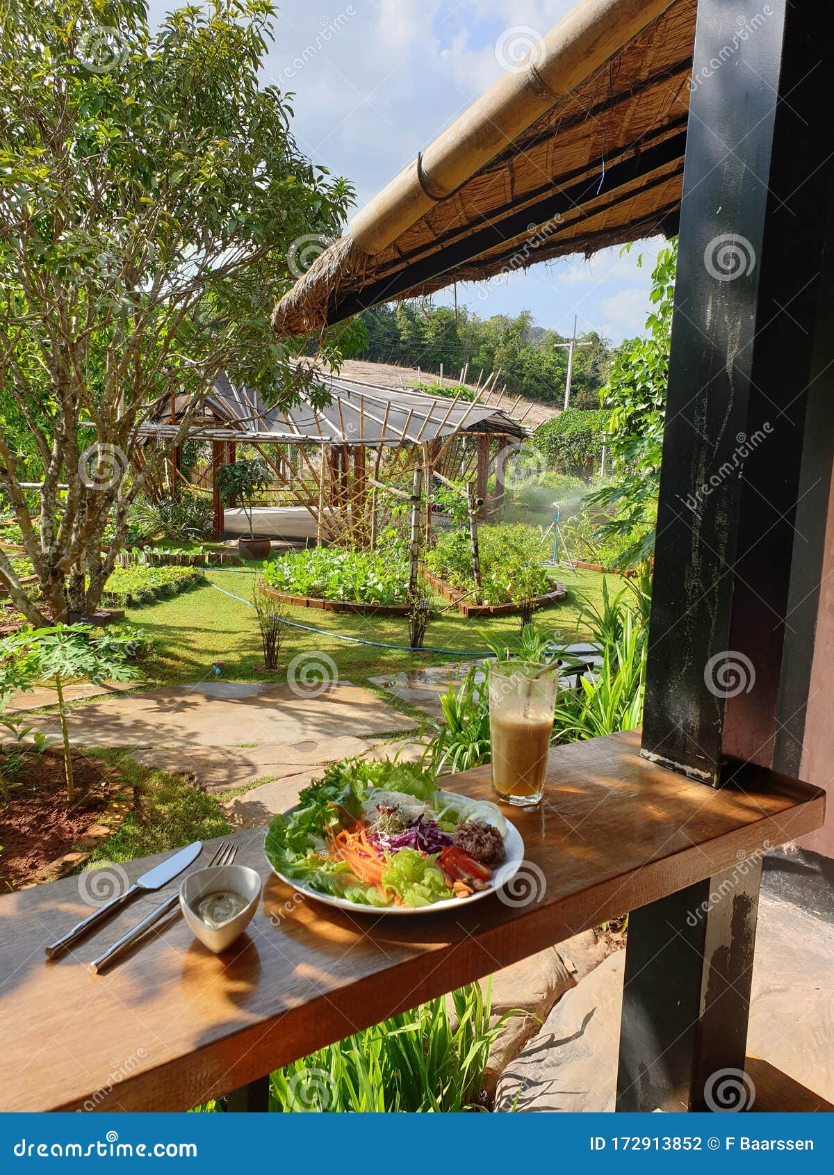 krabi thailand january 2020, an eco friendly luxuri resort in ao nang whit a tropical garden around anana krabi