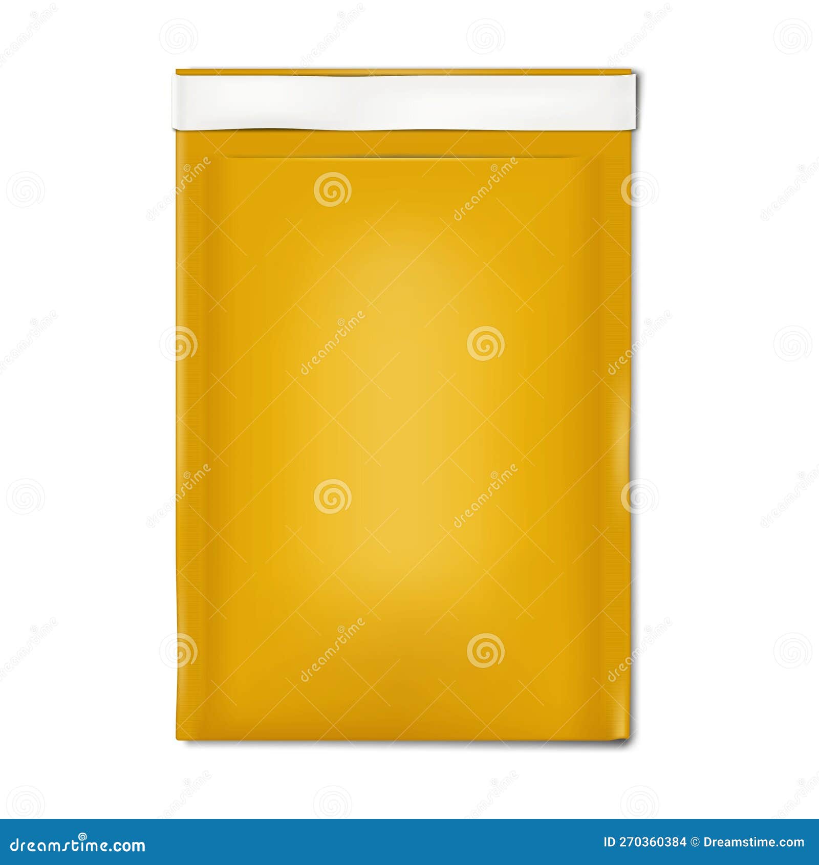 Kraft Bubble Mailer Mockup. Self Seal Padded Envelope Mockup. Shipping