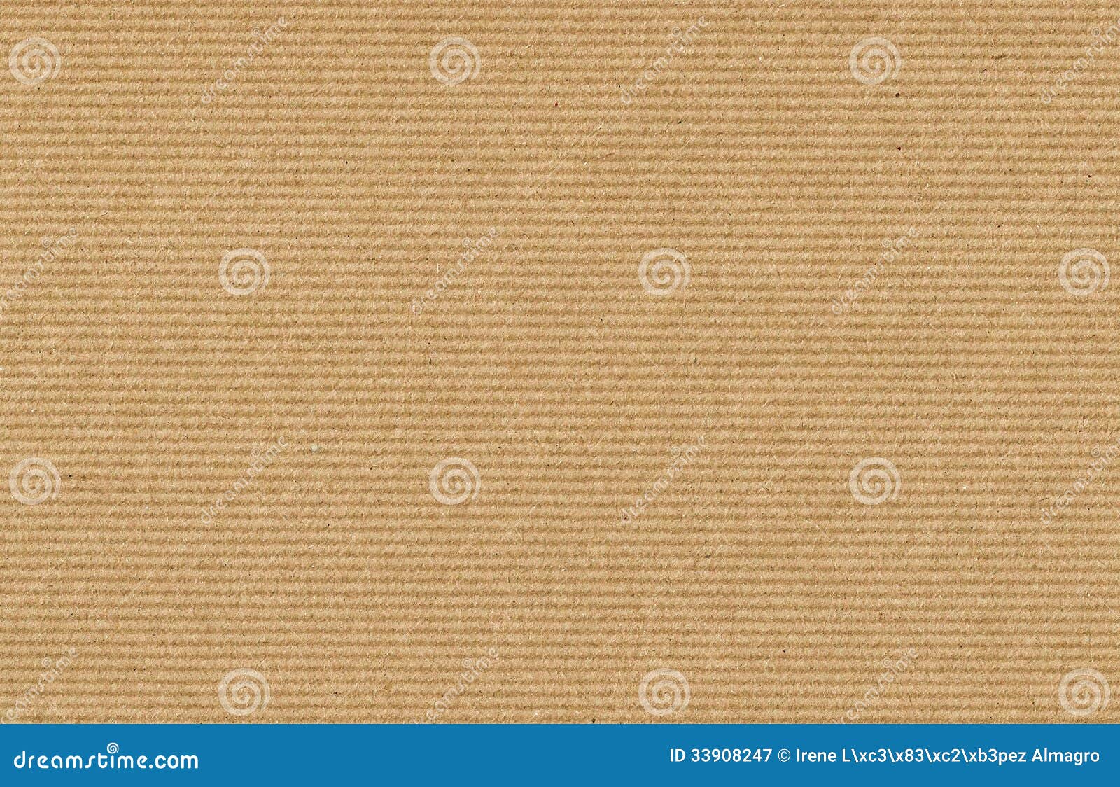 ribbed grainy kraft cardboard paper texture background Stock Photo