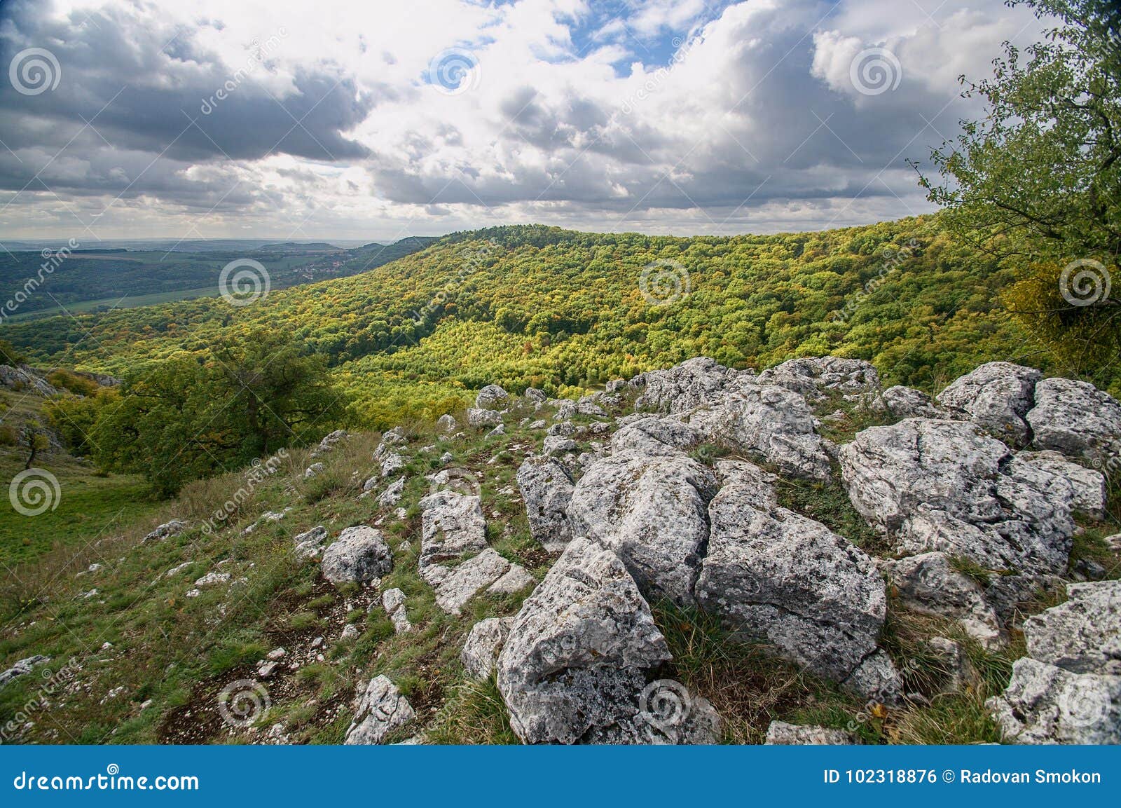 Krajobraz. Palava - czech Rapublicn Wschodni Europa