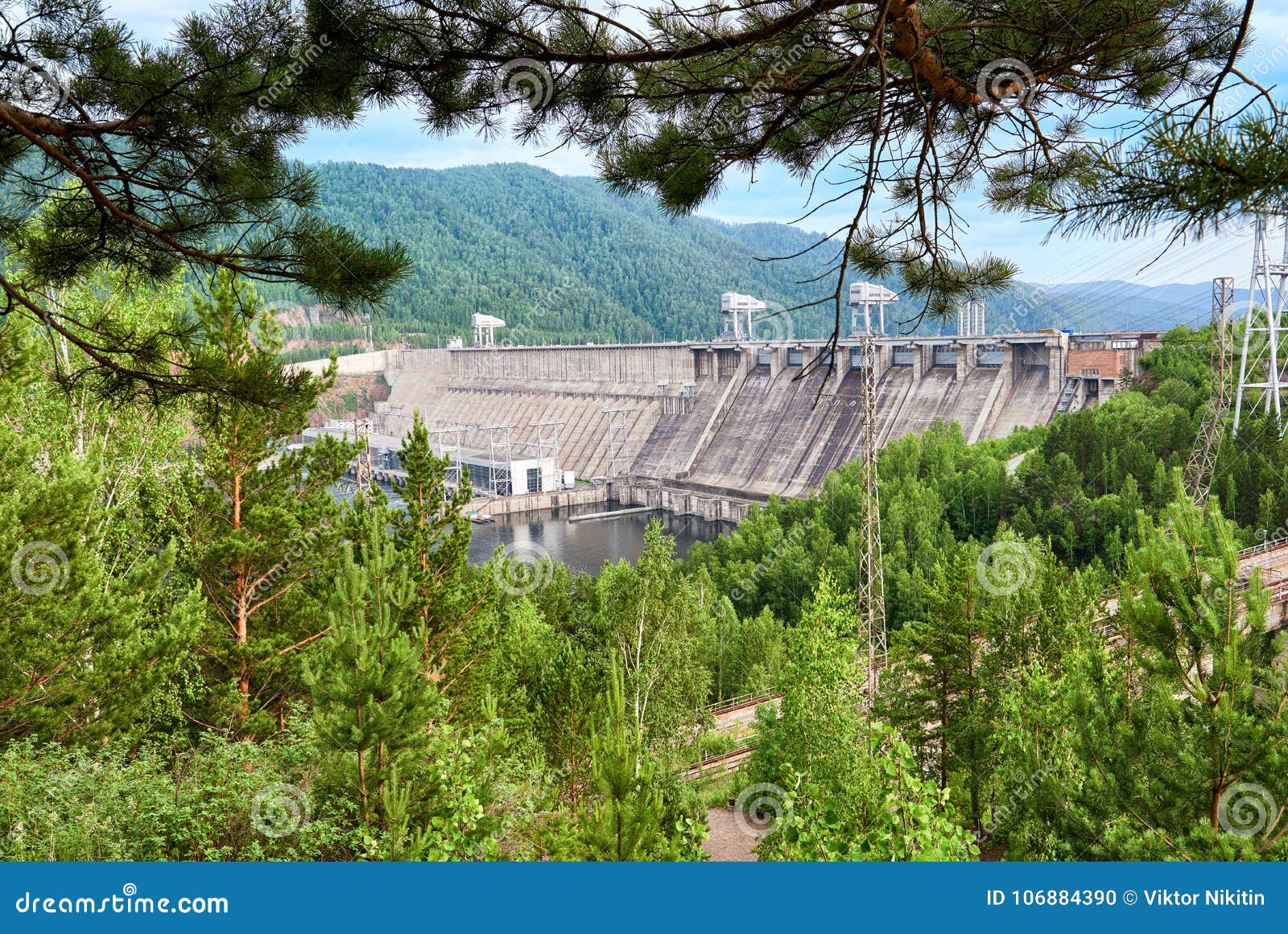 krasnoyarsk dam is powerful siberian hydroelectric power