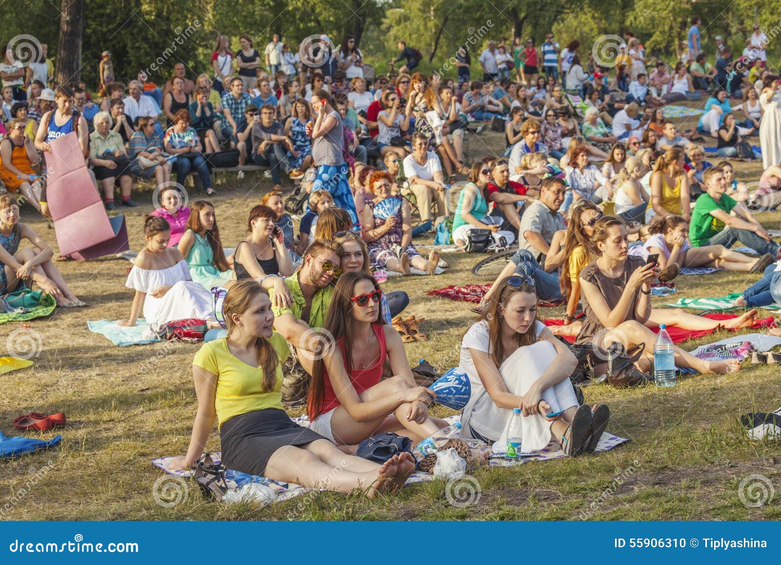 Krasnoyarsk, Russia - June 19: Summer Youth Festival of Symphonic Music