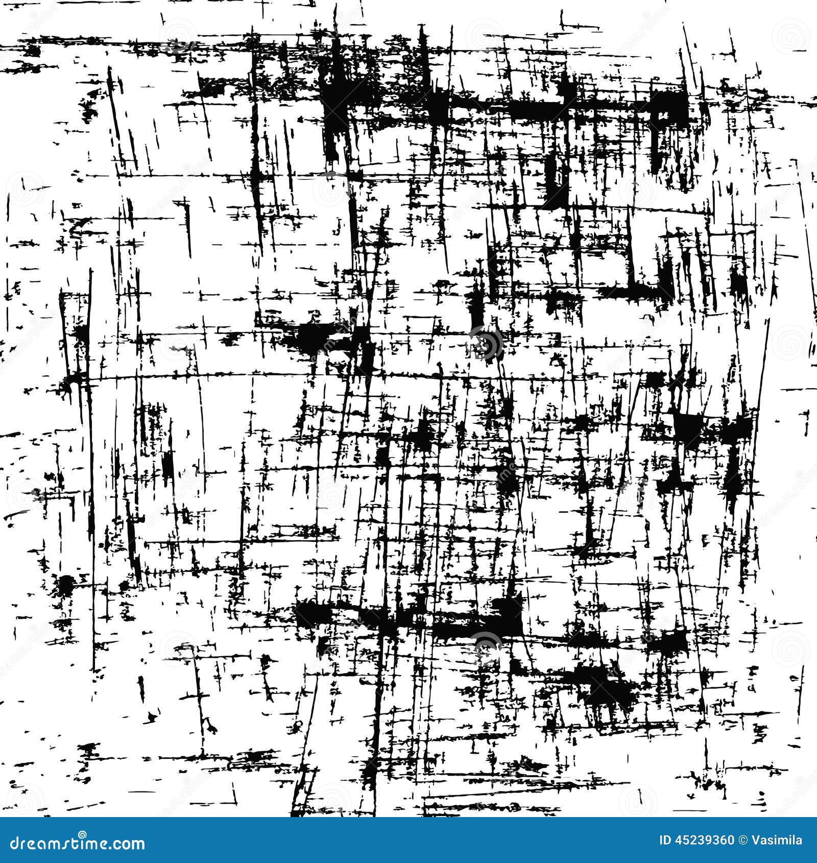 Kratzer vektor abbildung. Illustration von gelöscht, druck 45239360