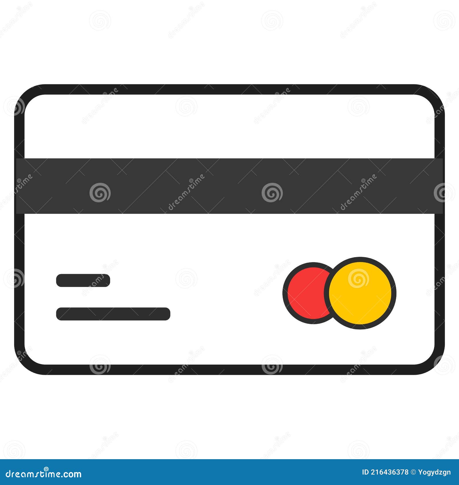 Kreditkartensymbol Flaches Design Bankkarte Isoliert Auf Weißem Hintergrund  Vektor Illustration ClipArt Eps Vektor Abbildung - Illustration von karte,  abnehmer: 216436378