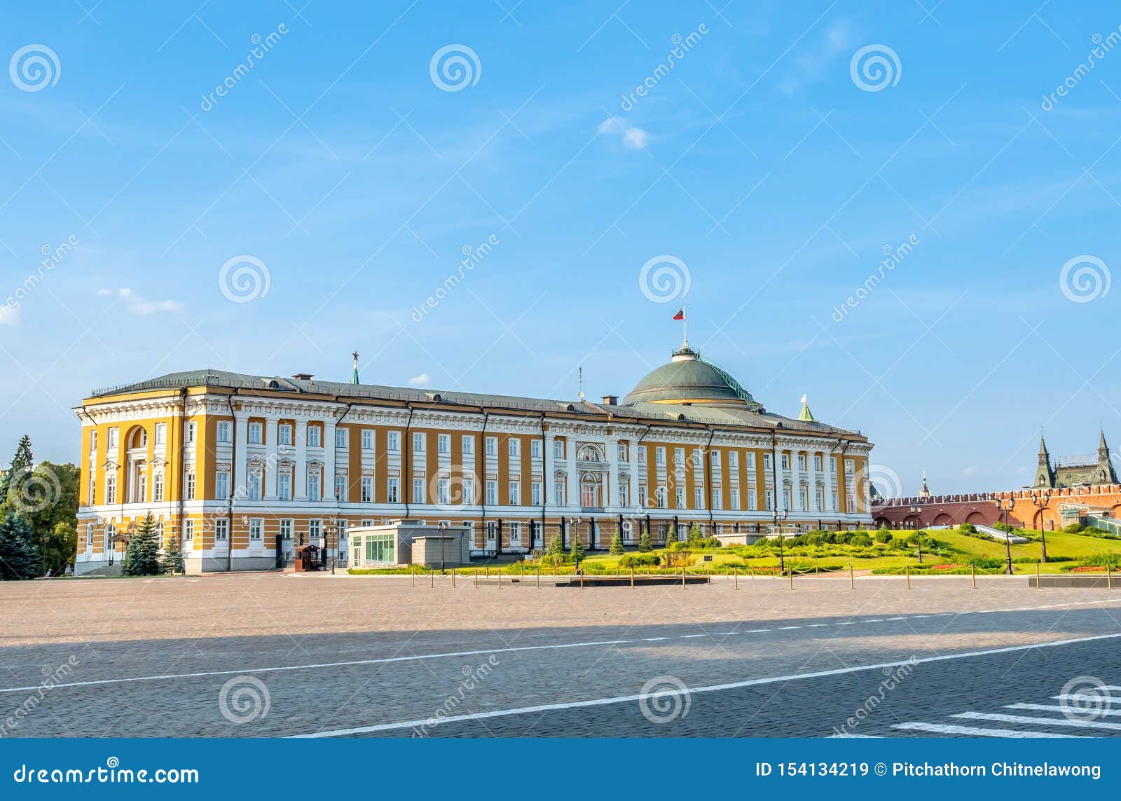 Kremlin Senate Building In Moscow Russia Editorial Stock Image Image Of Soviet Government