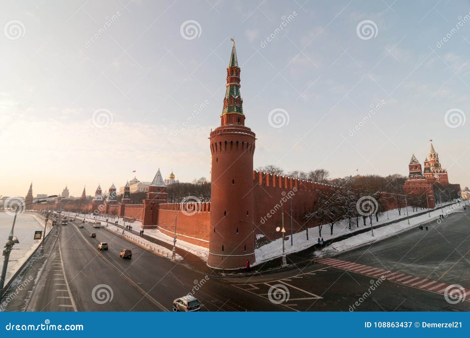 Kremlin Wall Moscow Russia Stock Photo Megapixl