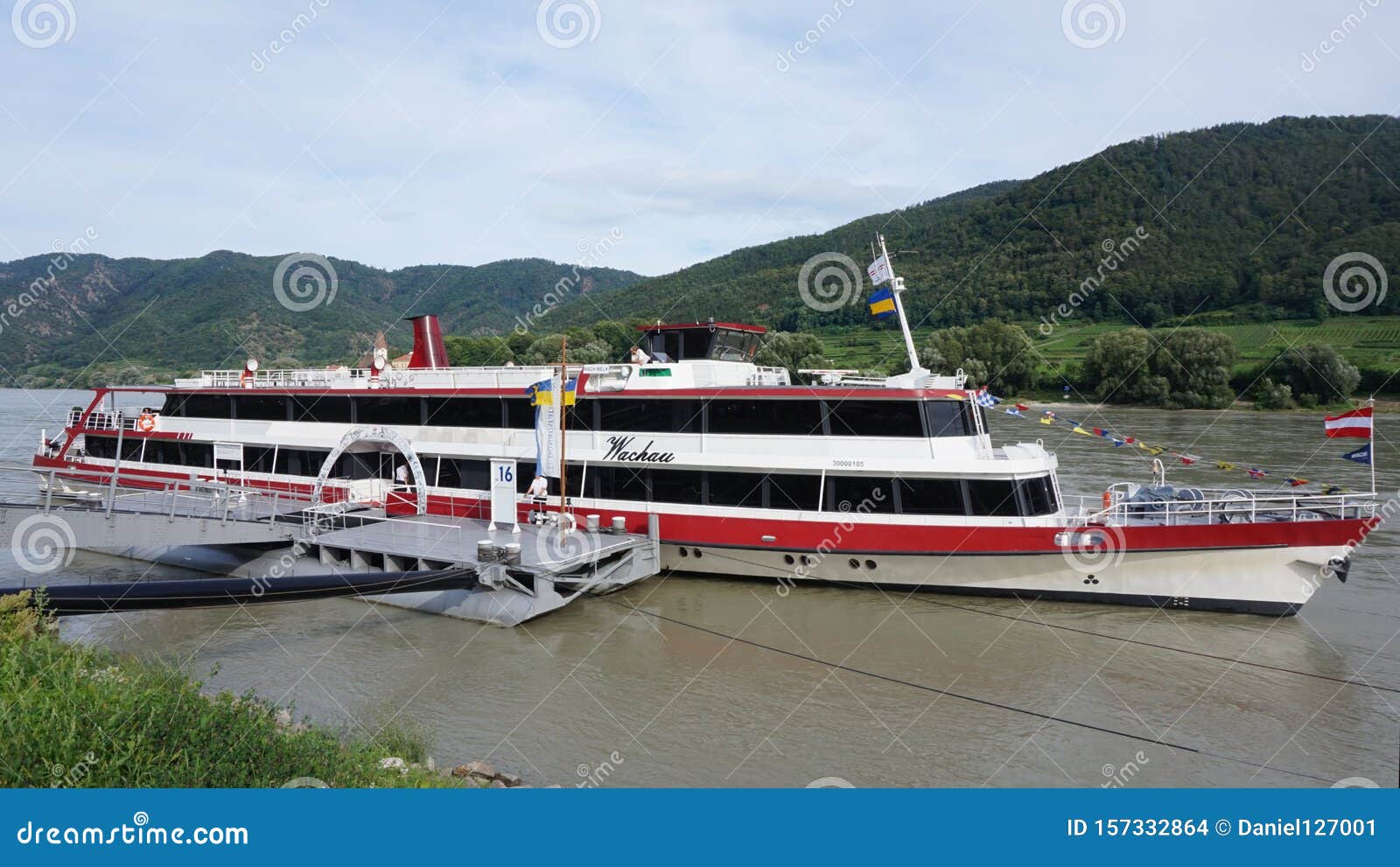 Passenger Boat On Danube River In Austria Editorial Stock Image Image Of Transportation Cruising Passenger Boat On Danube River In Austria Editorial Stock Image Image Of Transportation Cruising