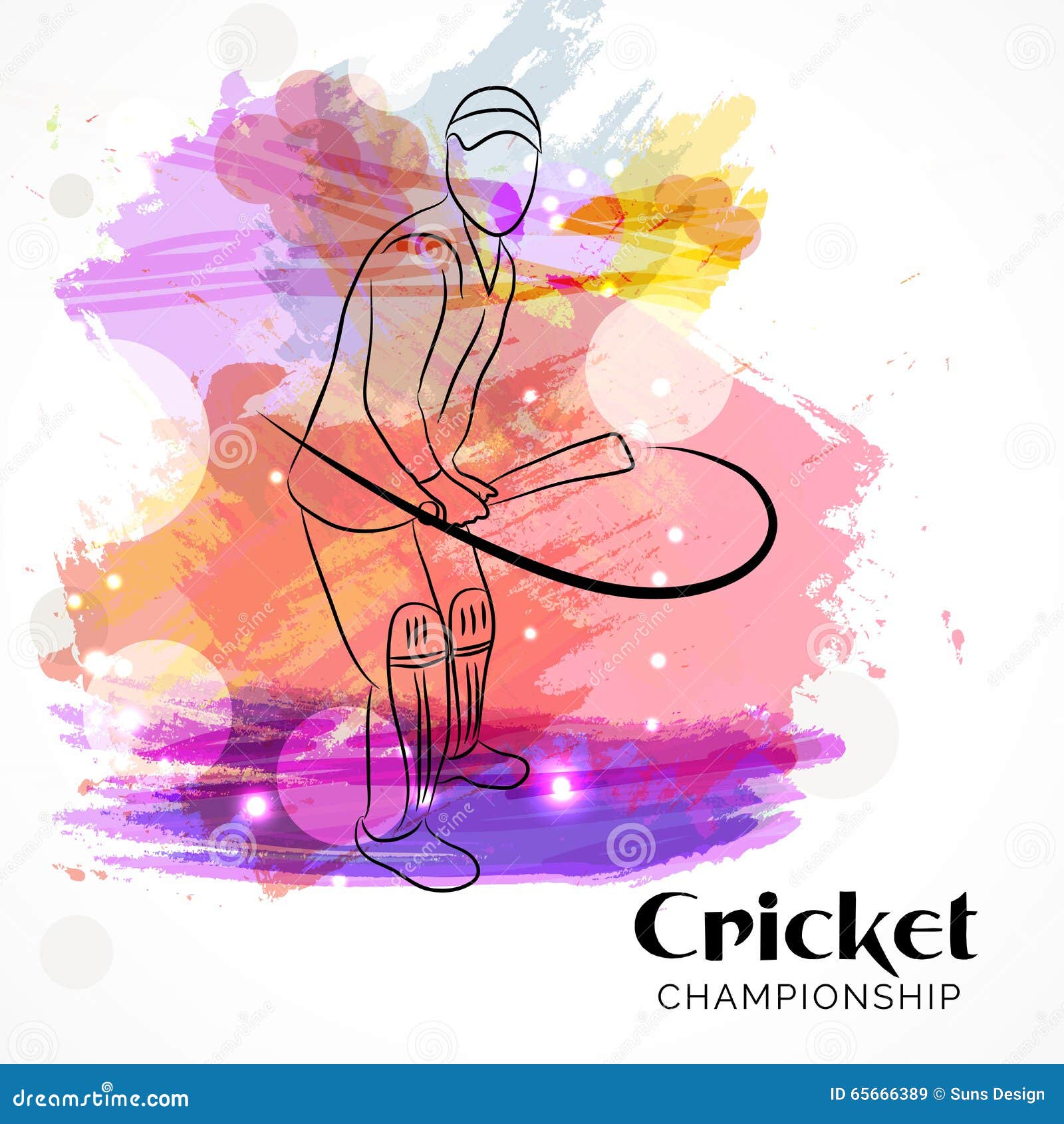 Kricket stock abbildung. Illustration von meister, wettbewerb 65666389