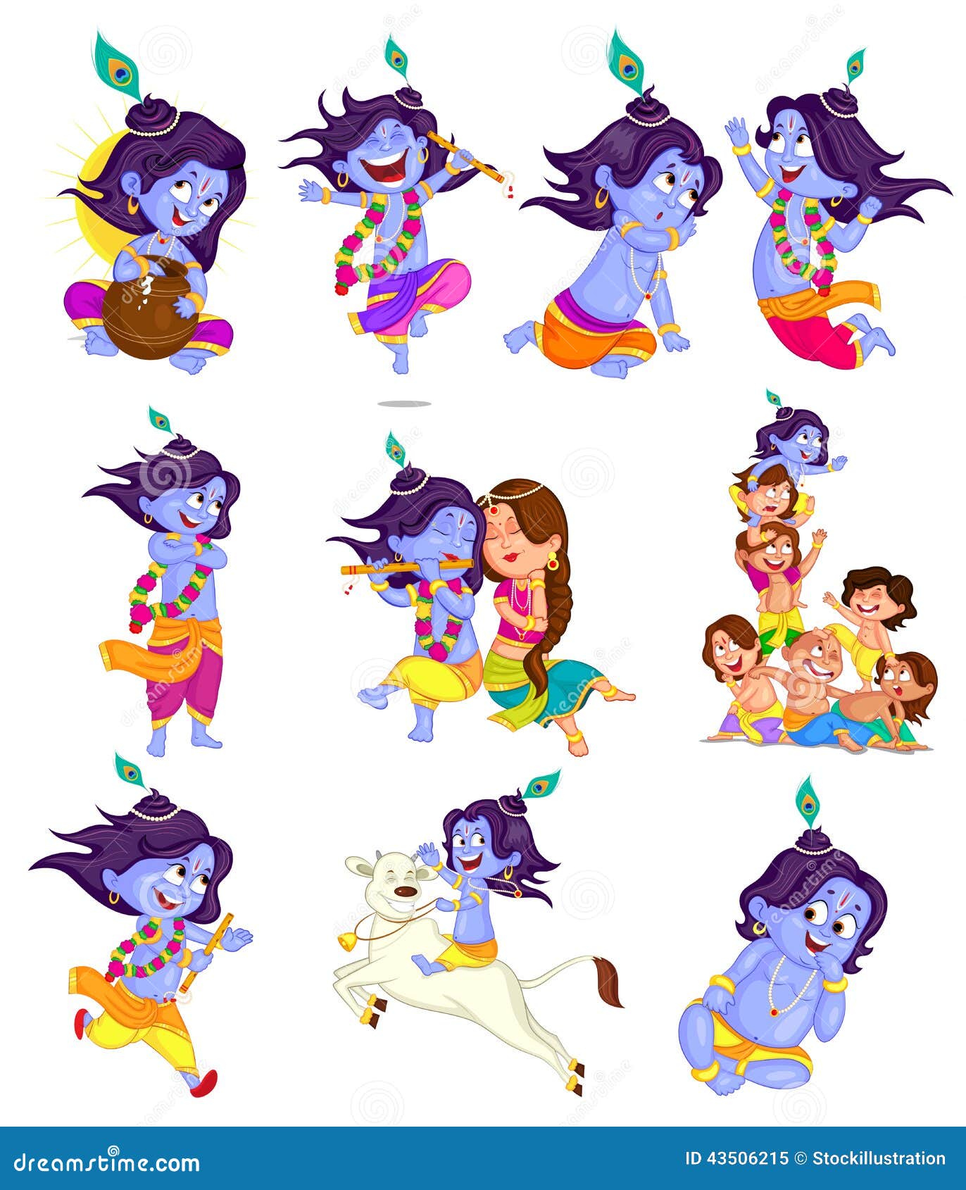 Krishna Stock Illustrations – 7,319 Krishna Stock Illustrations, Vectors &  Clipart - Dreamstime