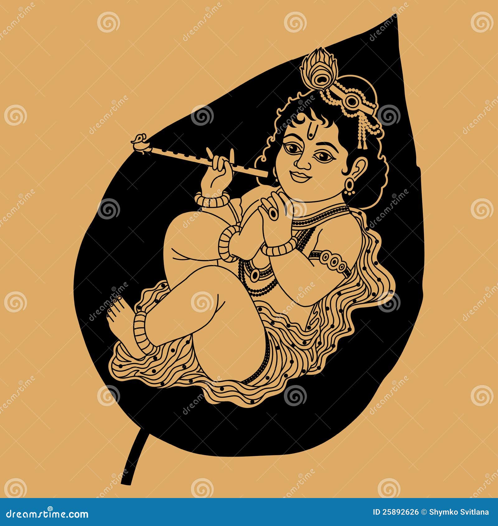 Lord krishna Stock Vector Images - Page 2 - Alamy