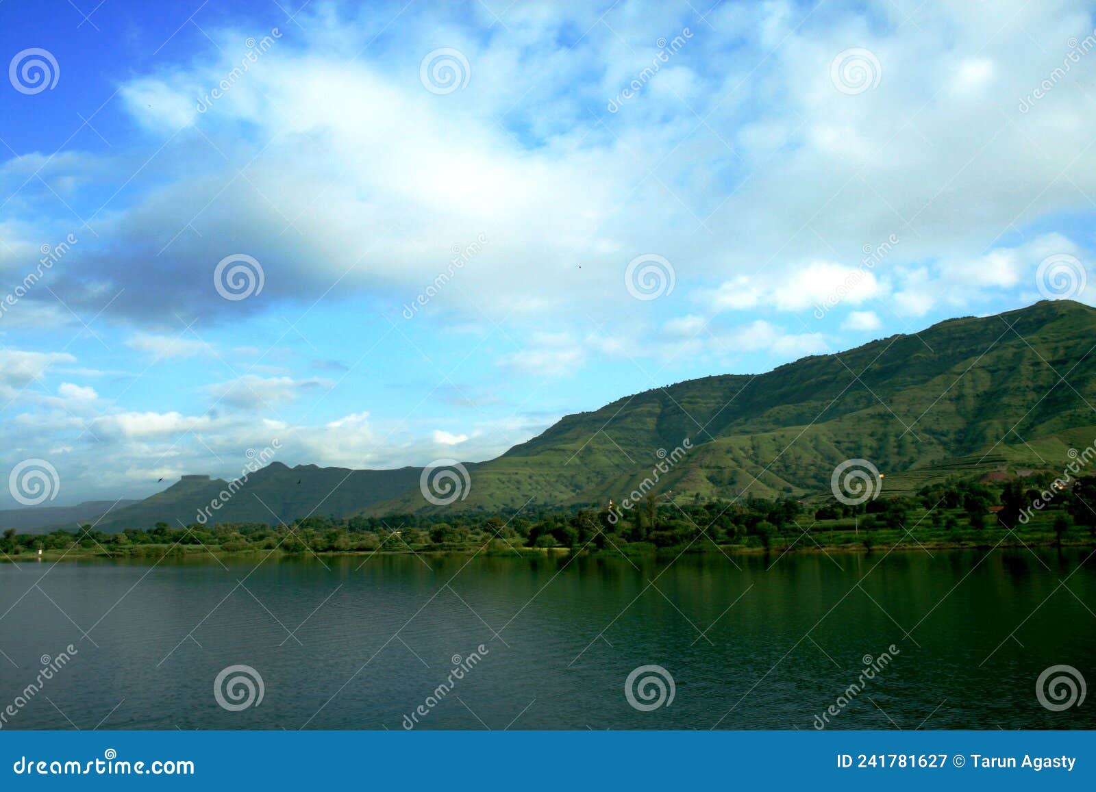 Krishna River in Maharashtra Stock Image Image of mountain, water