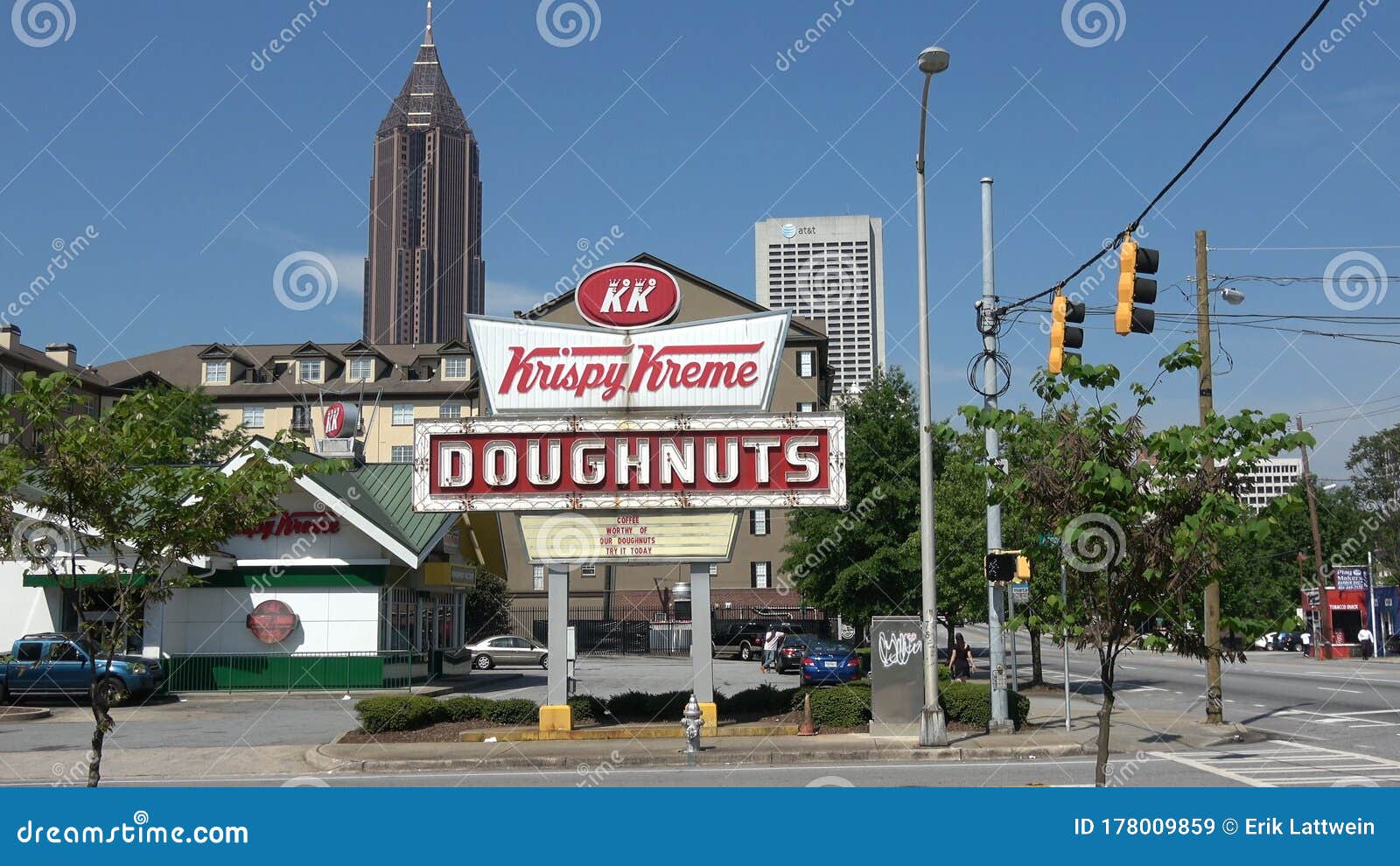 Krispy Kreme Doughnuts in Atlanta ATLANTA, USA APRIL 22, 2016