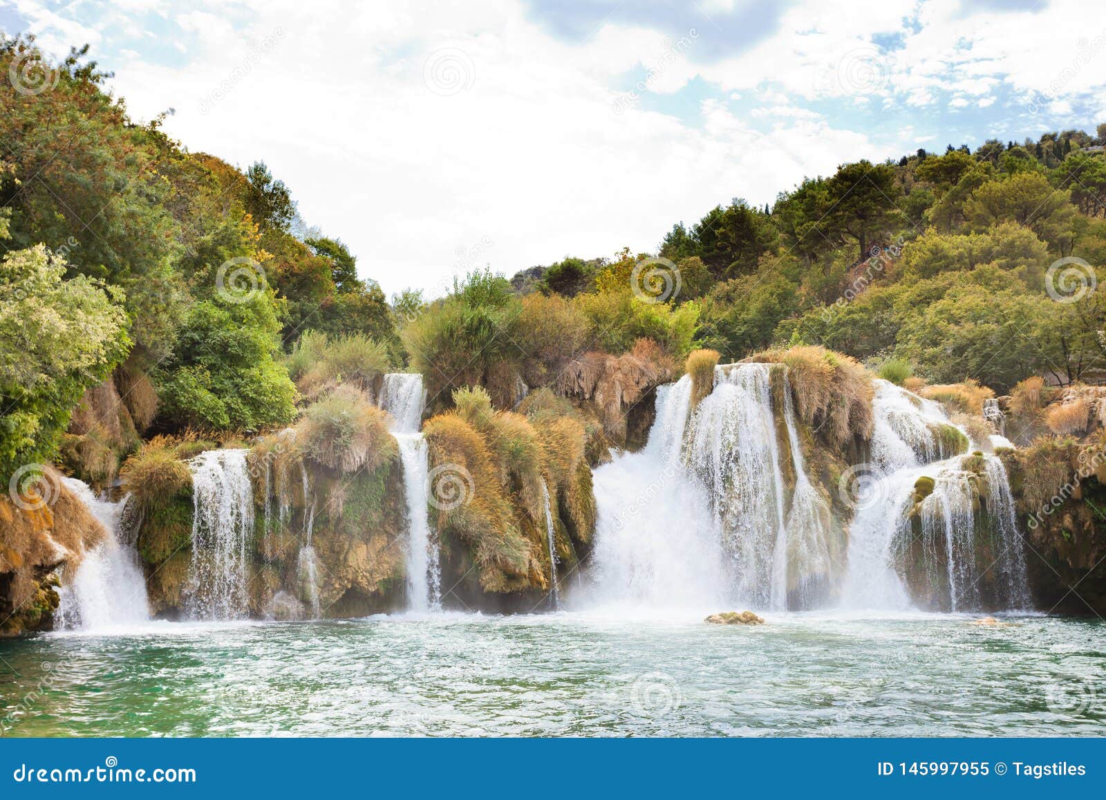 Krka, Sibenik, Croatia - Nature at Its Best within Krka National Stock - Image of scenery, downfall: