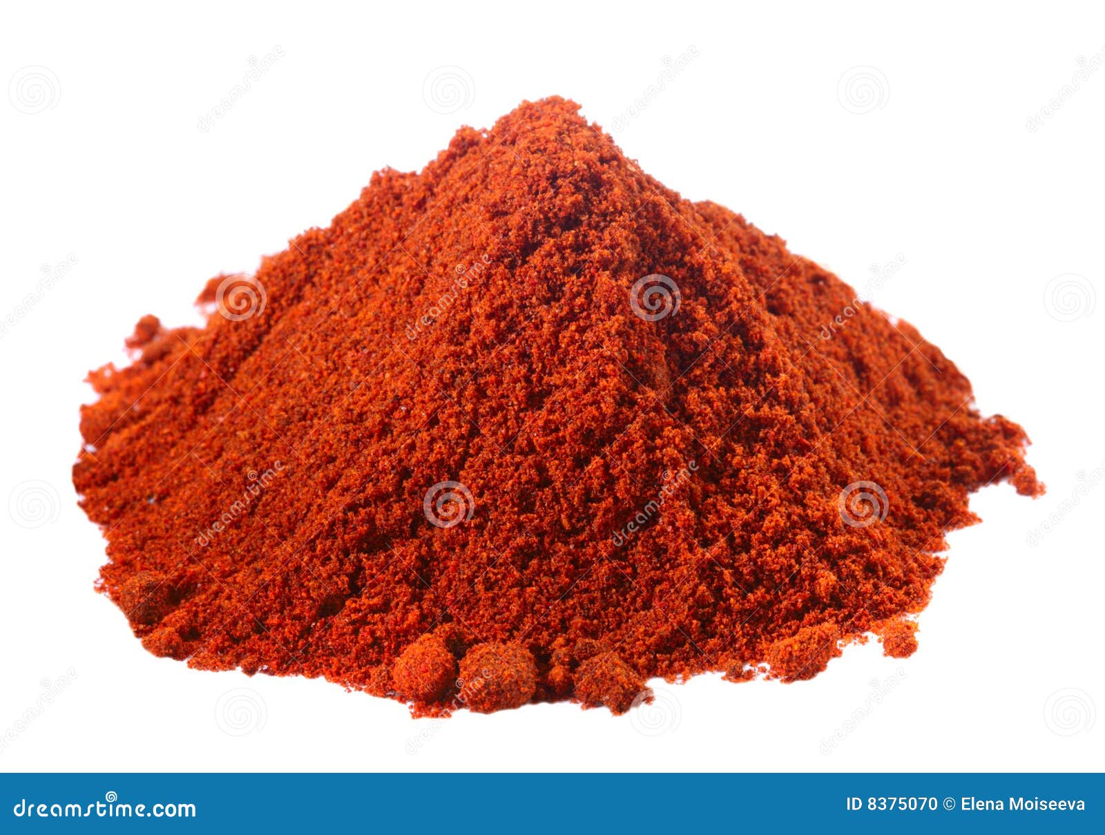 Kruiden Stapel Van Rode Paprika Over Wit Stock Foto Image of