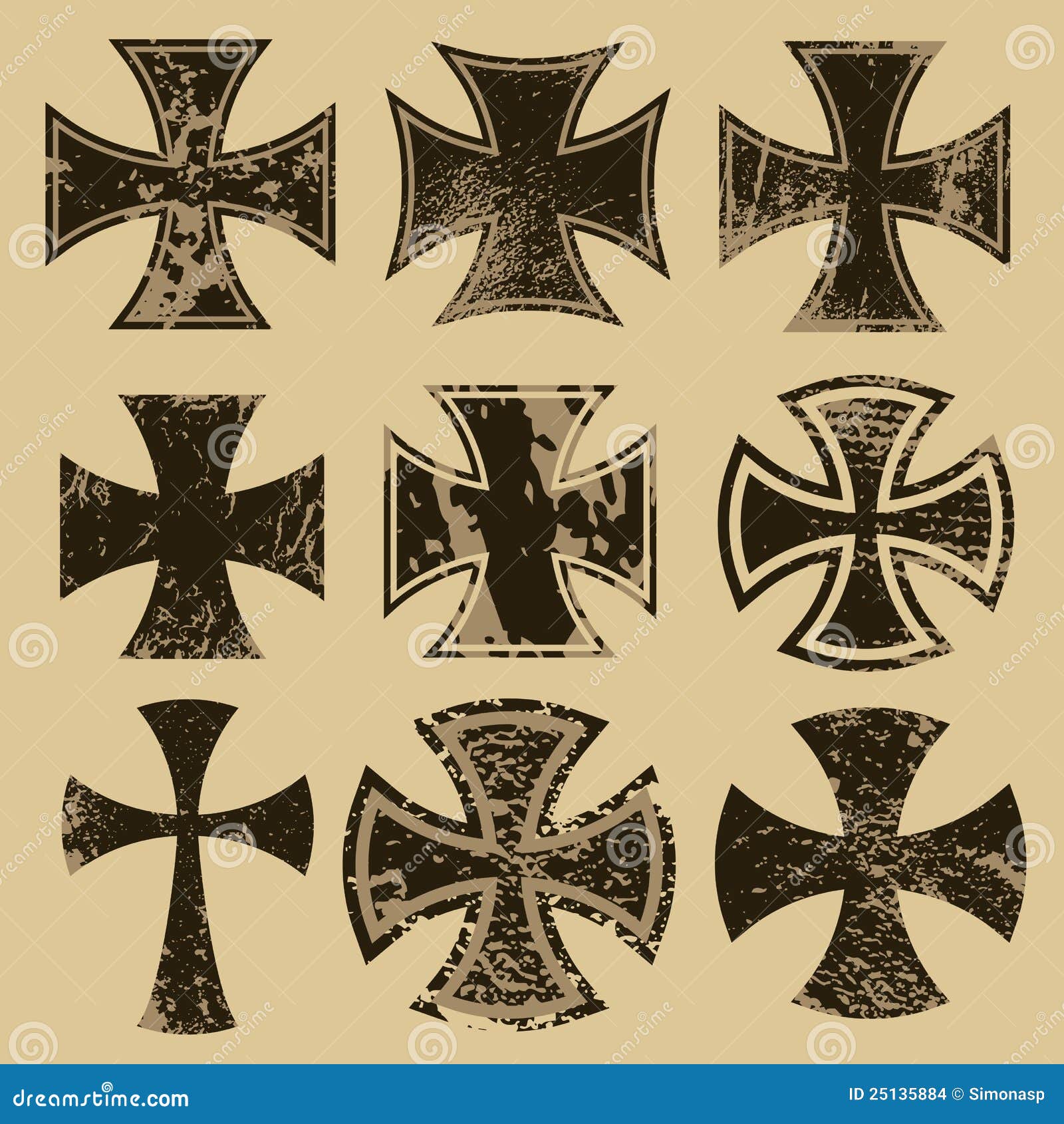 Kruisen vector illustratie. Illustration of reeks, samenvatting 25135884