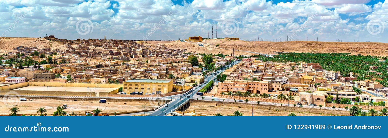 ksar bounoura, an old town in the m`zab valley in algeria