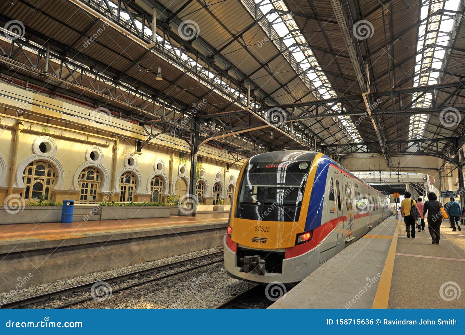 KTM KOMUTER - KUALA LUMPUR editorial photo. Image of ...