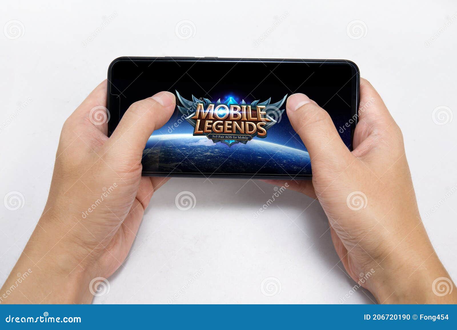 KUALA LUMPUR, MALAYSIA - APRIL 11, 2019: Mobile Legends Game App in the  Smartphone Isolated on White Background Editorial Image - Image of white,  legends: 206720190
