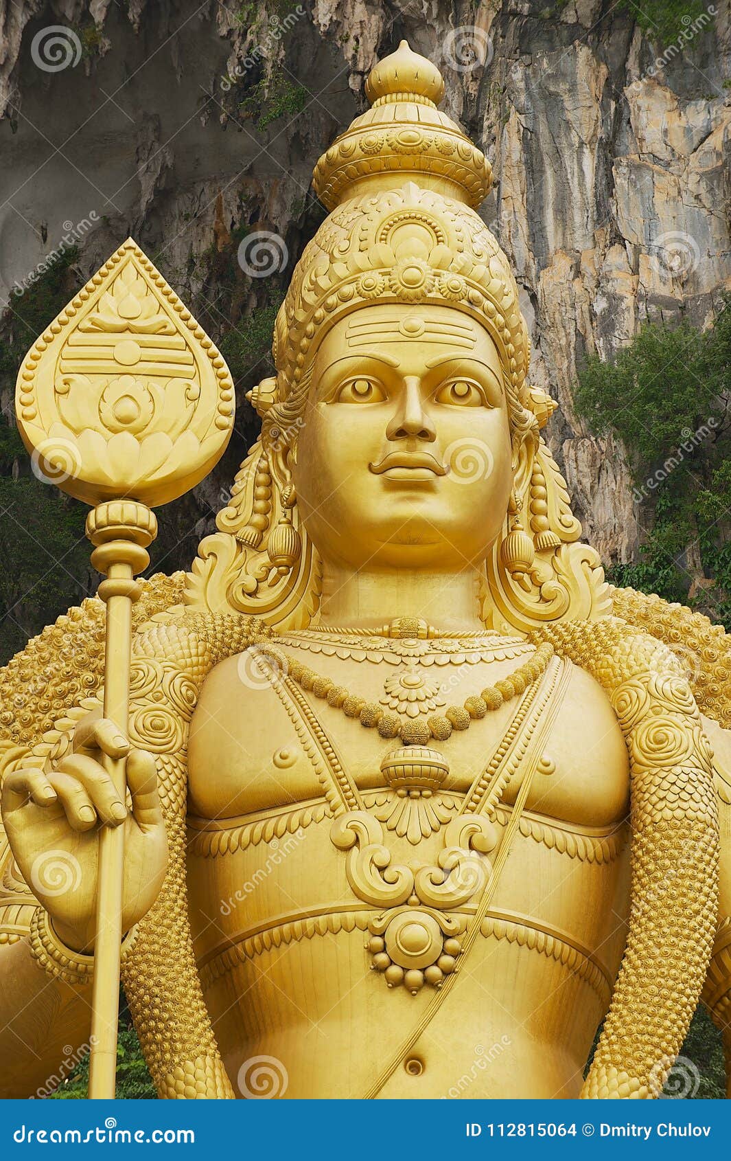 Statue of the Lord Murugan the Batu Caves Entrance in Kuala Lumpur ...