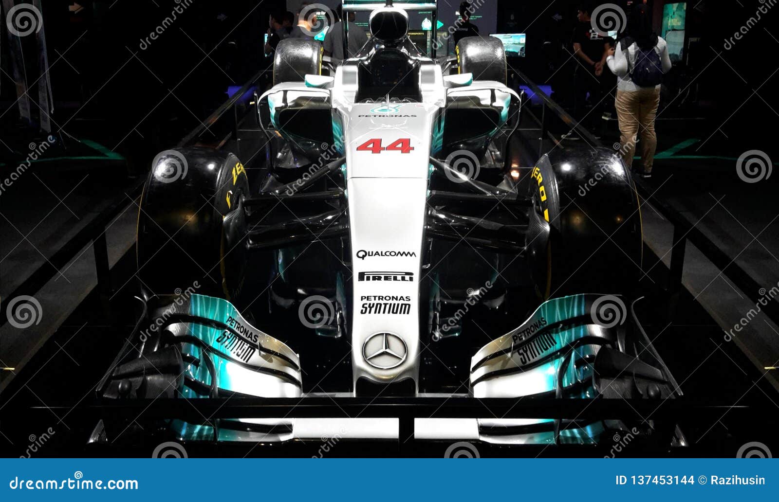 Turns into Removal The appliance The Mercedes AMG Petronas F1 Car, Driven by Lewis Hamilton 44, Displayed  during the Editorial Stock Image - Image of model, motor: 137453144
