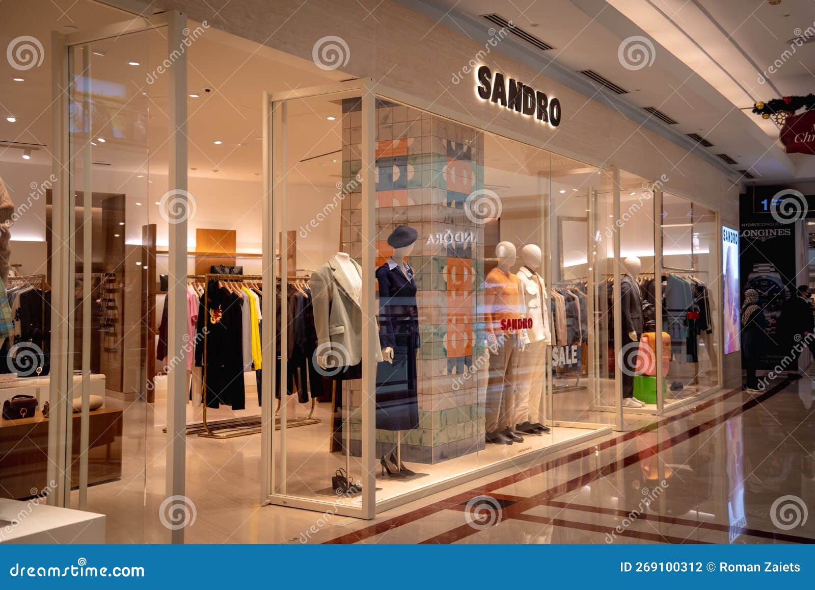 SANDRO Clothing Store And Brand Logo Editorial Photo | CartoonDealer ...