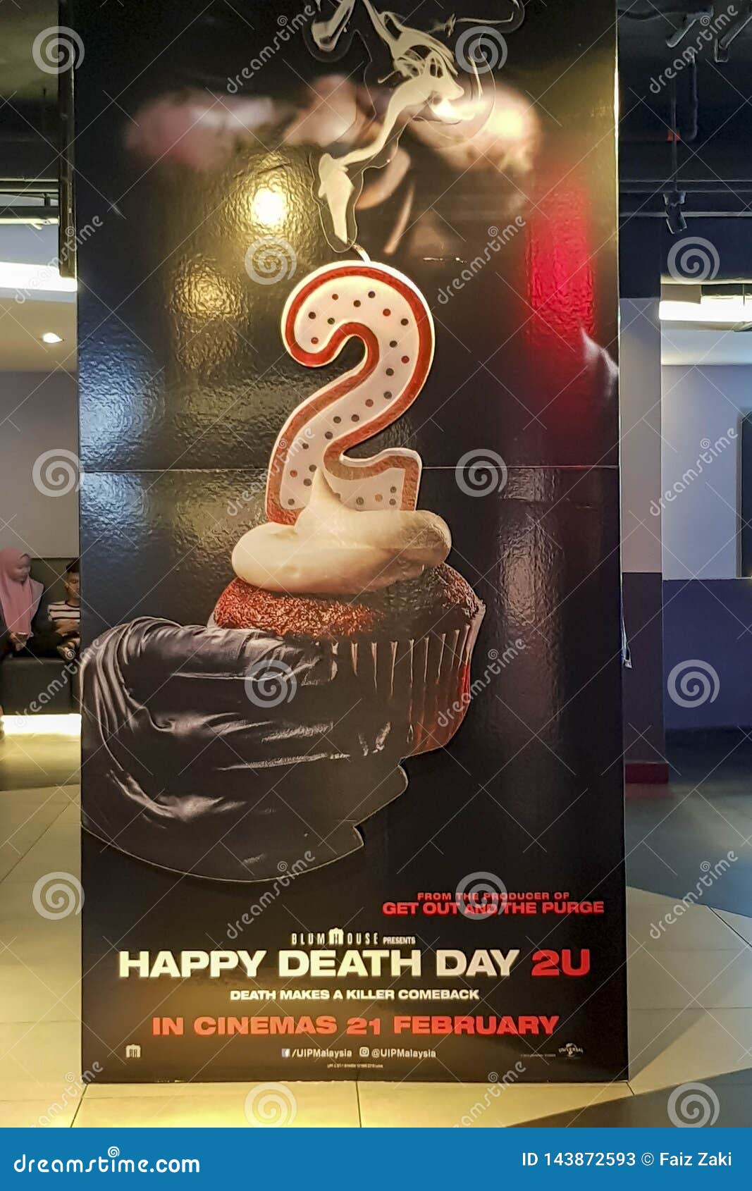 Happy Death 2U Movie Poster at the Cinema Editorial Stock Photo Image