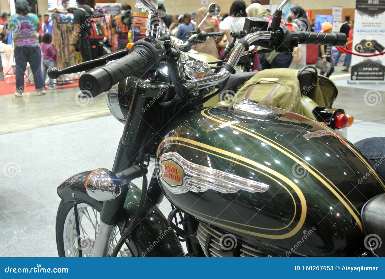 ROYAL ENFIELD Motorcycle Brand and Logos at the Motorcycle Body ...