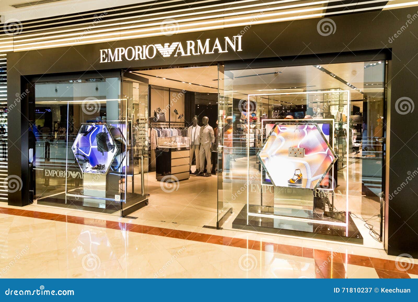KUALA LUMPUR, MALAYSIA, May 20, 2016: an Emporio Armani Outlet I Editorial  Photography - Image of modern, exterior: 71810237