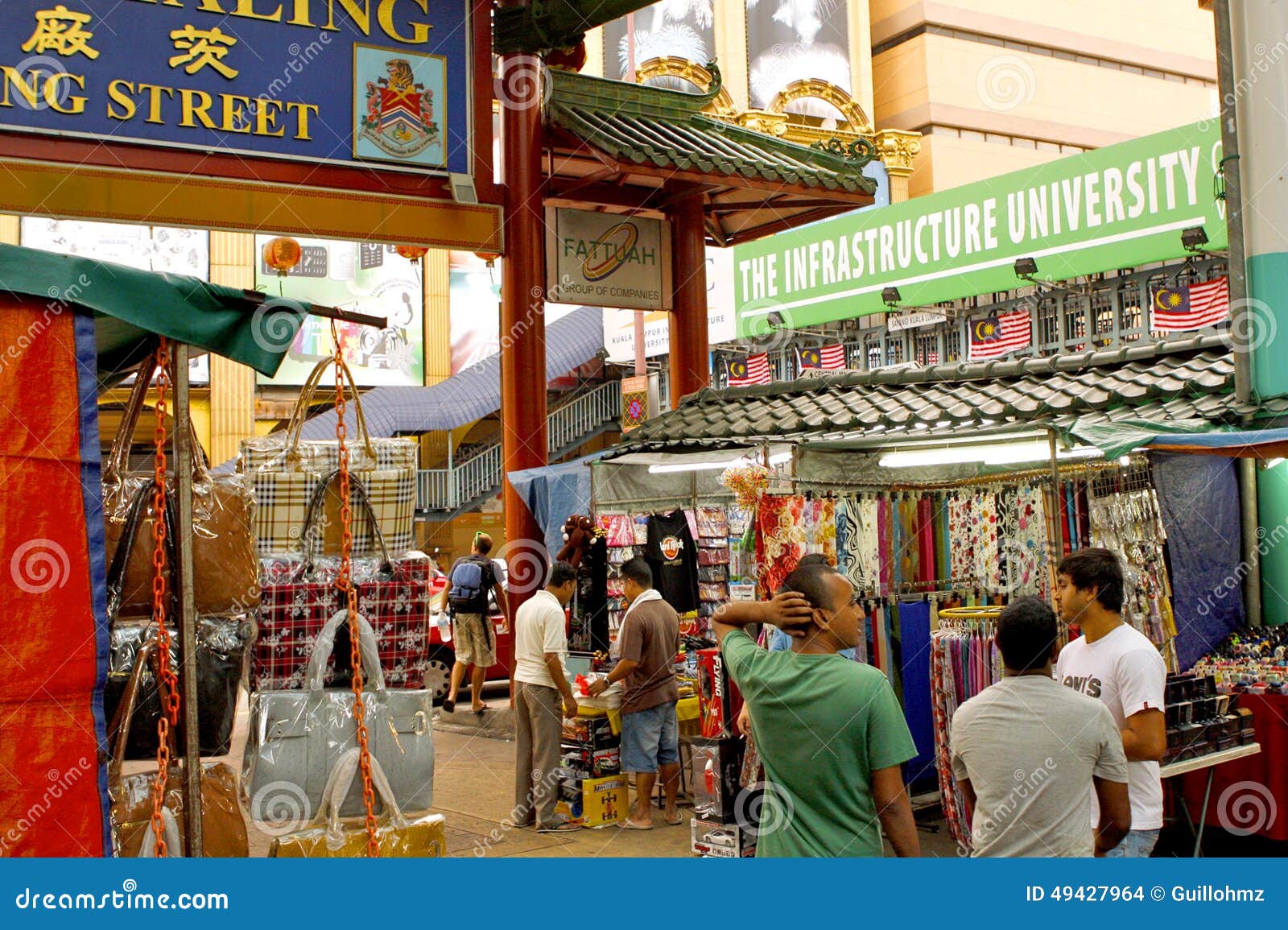 Kuala Lumpur Street editorial stock image. Image of market - 49427964