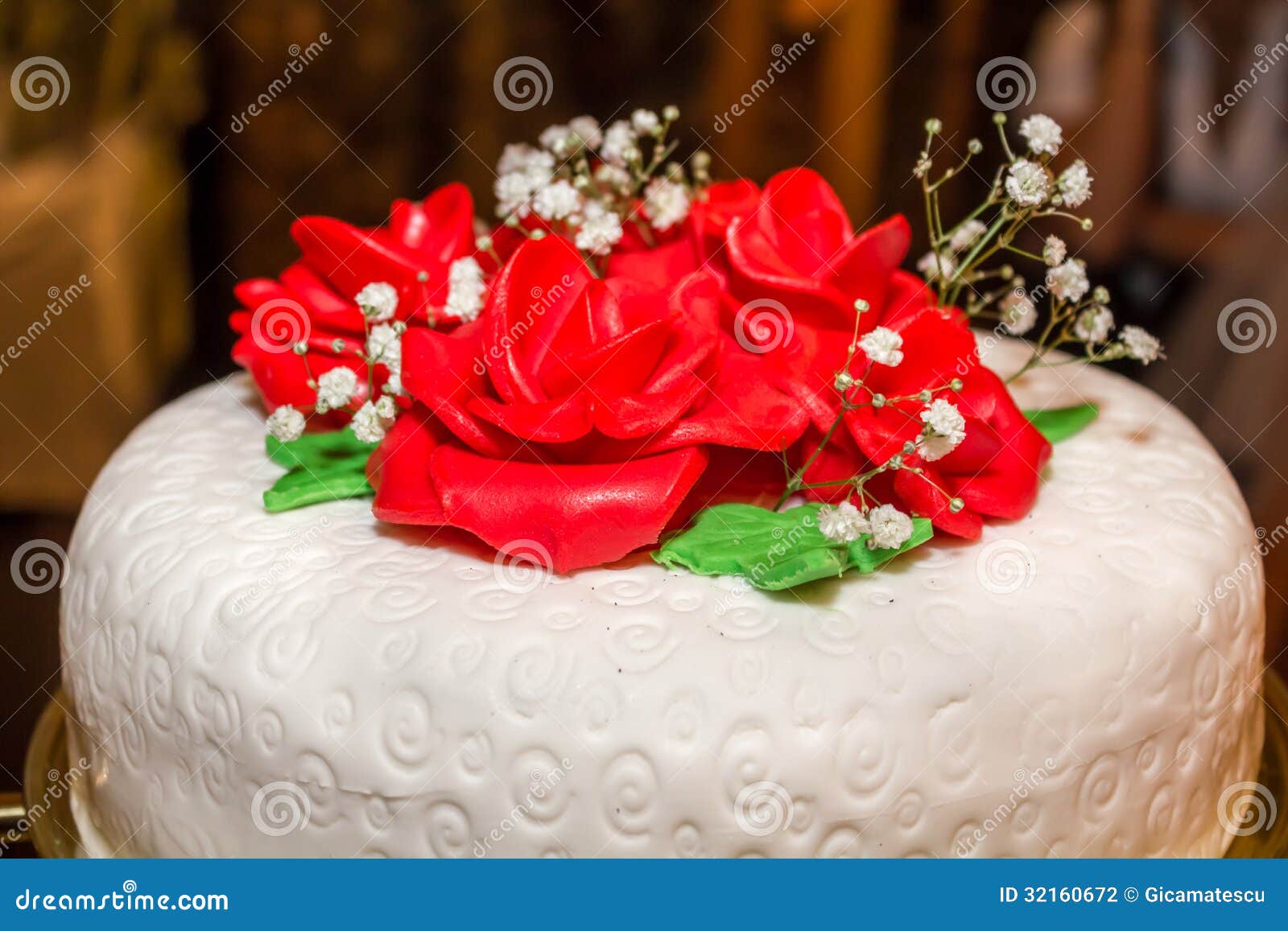 Kuchendekoration stockfoto. Bild von paare, verziert - 32160672