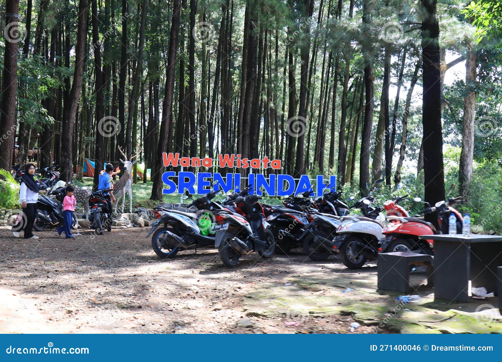 Kudus, December 2022. Photograph of a Parked Vehicle at the Sreni Indah