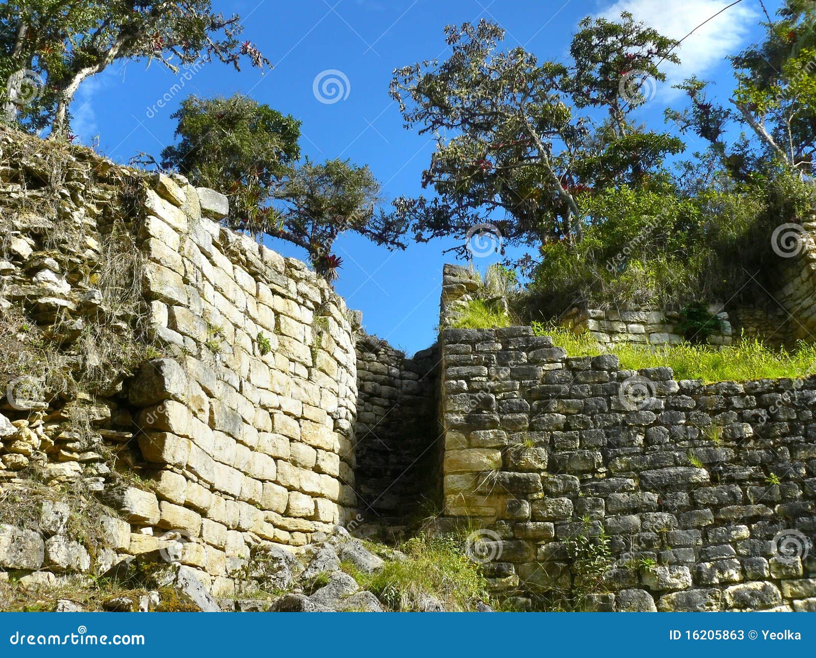 kuelap fortress,chachapoyas, amazonas, peru.