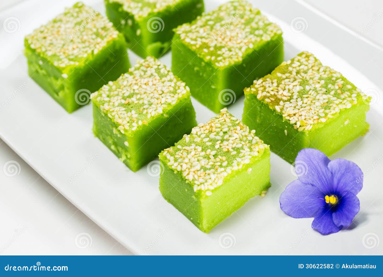 Kuih Bakar, Malaysian Sweet Dessert II Stock Photo - Image 