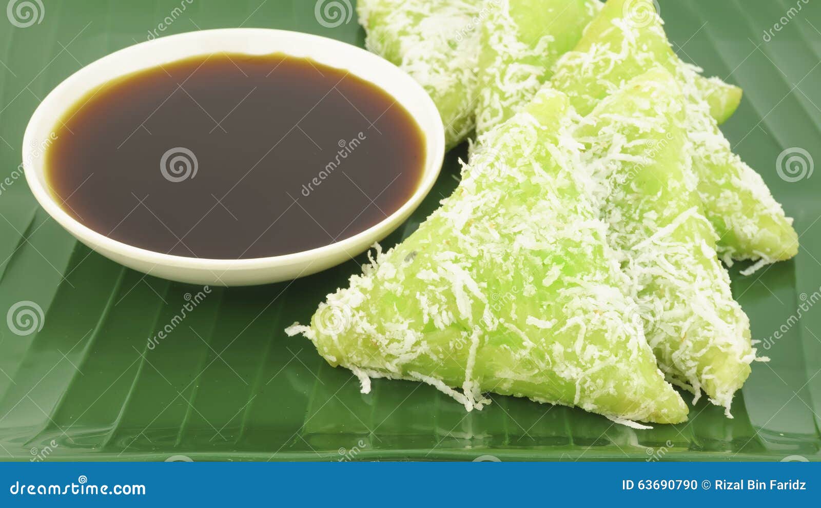 Kuih Lopis stock photo. Image of palm, food, coconut 