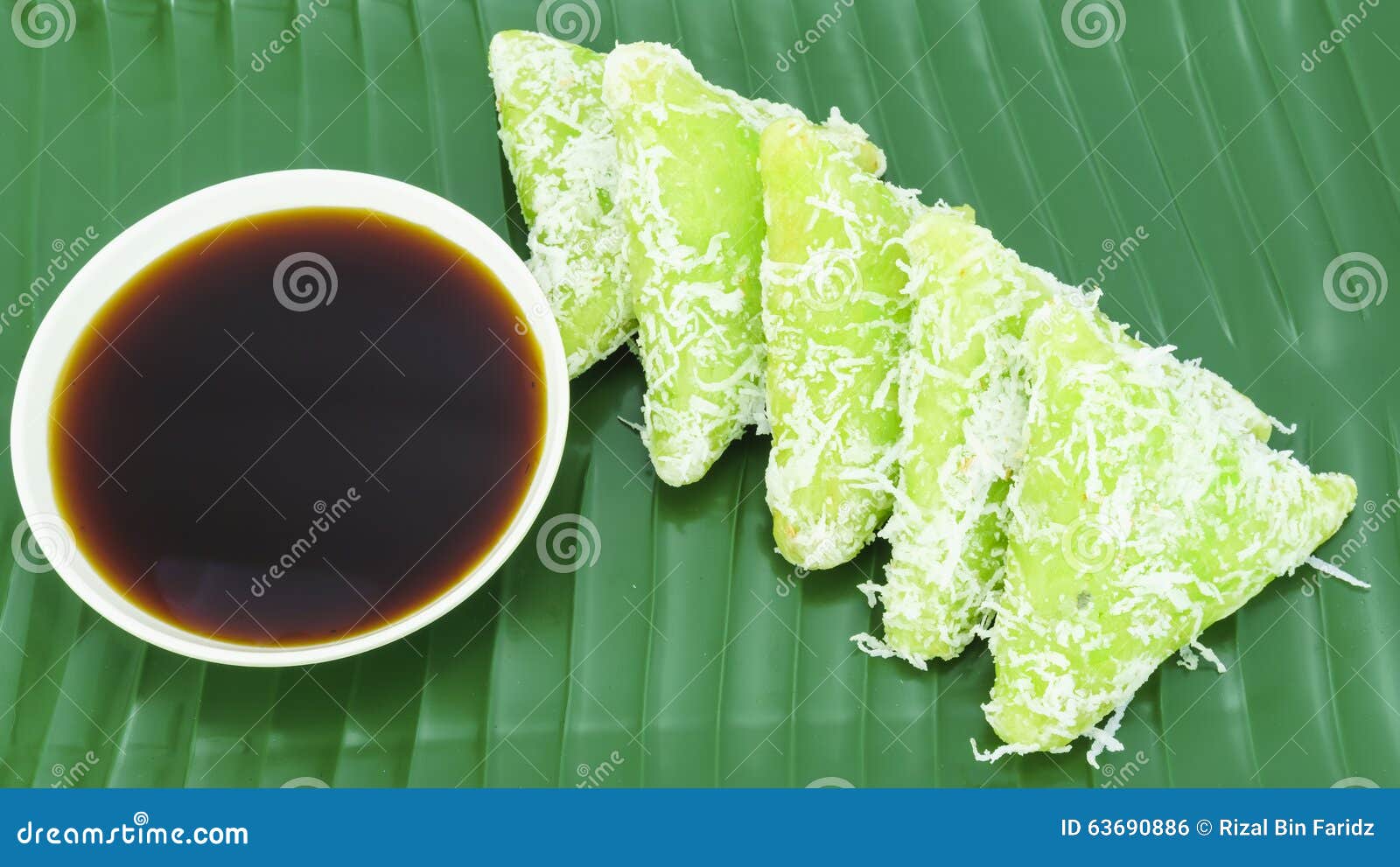 Kuih Lopis stock photo. Image of coconut, homemade, local 