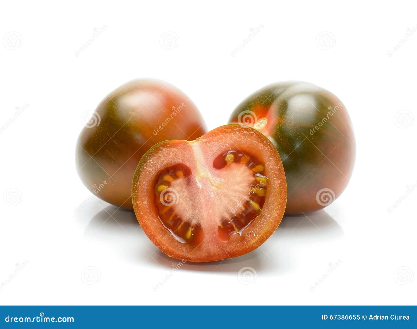 Kumato tomatoes stock image. Image of healthcare, intact 67386655